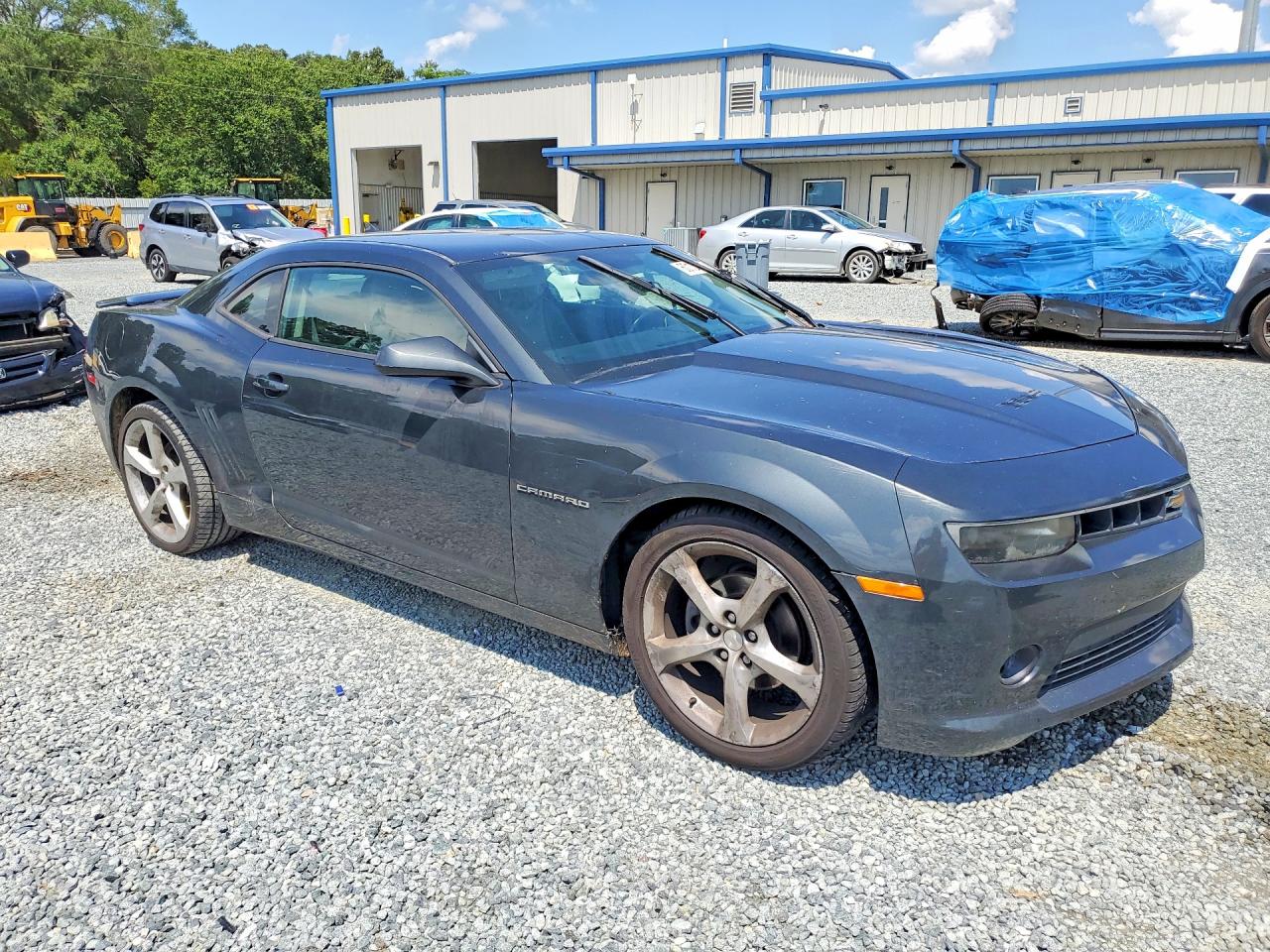 2014 Chevrolet Camaro Lt Gray vin: 2G1FC1E35E9302027