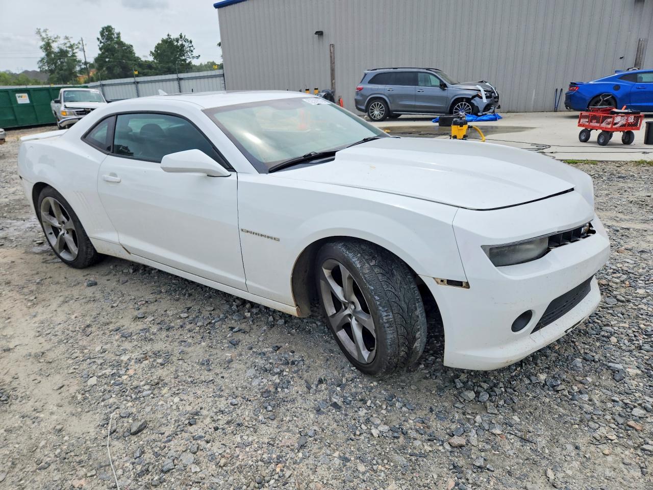 2014 Chevrolet Camaro Lt White vin: 2G1FC1E35E9314808
