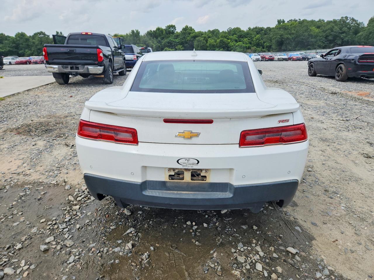 2014 Chevrolet Camaro Lt White vin: 2G1FC1E35E9314808