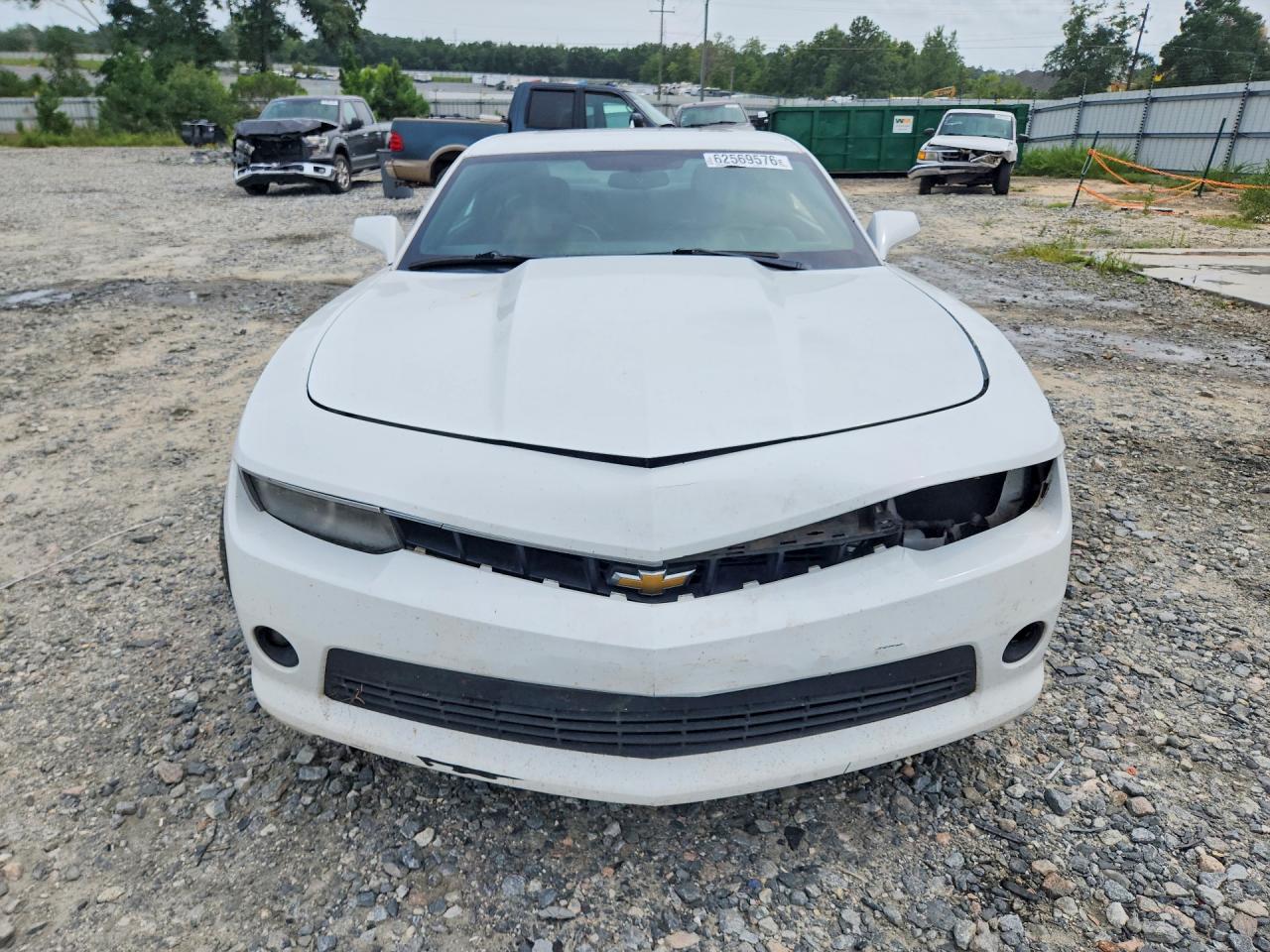 2014 Chevrolet Camaro Lt White vin: 2G1FC1E35E9314808
