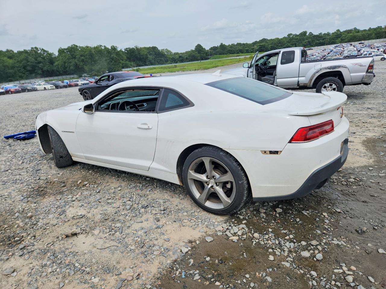 2014 Chevrolet Camaro Lt White vin: 2G1FC1E35E9314808
