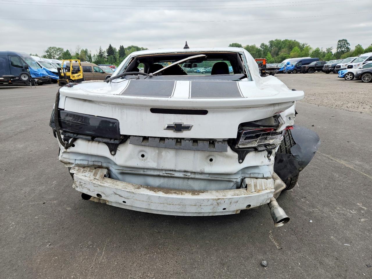 2015 Chevrolet Camaro Lt White vin: 2G1FC1E35F9158576