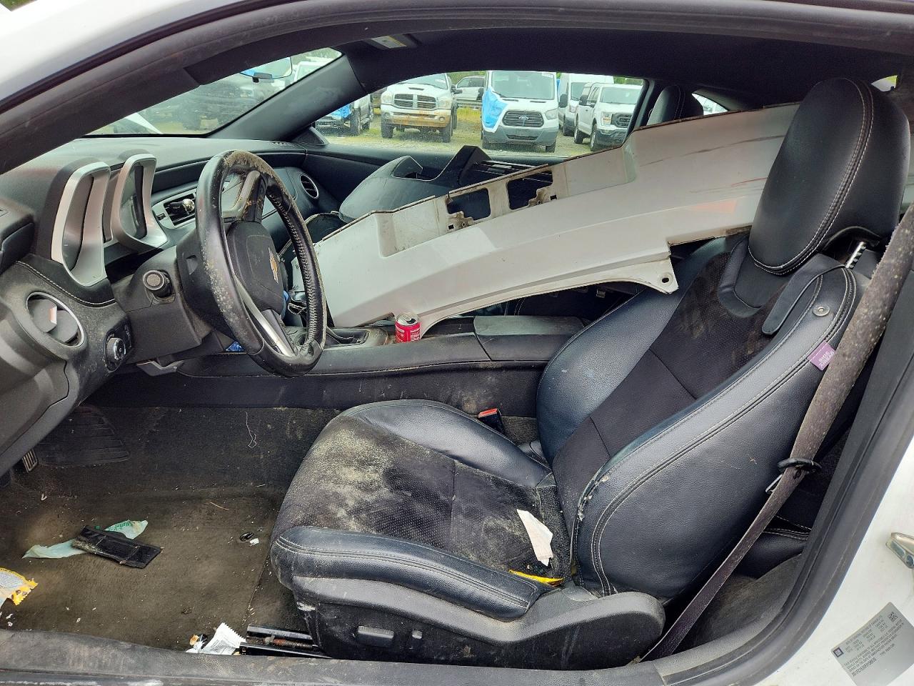2015 Chevrolet Camaro Lt White vin: 2G1FC1E35F9158576