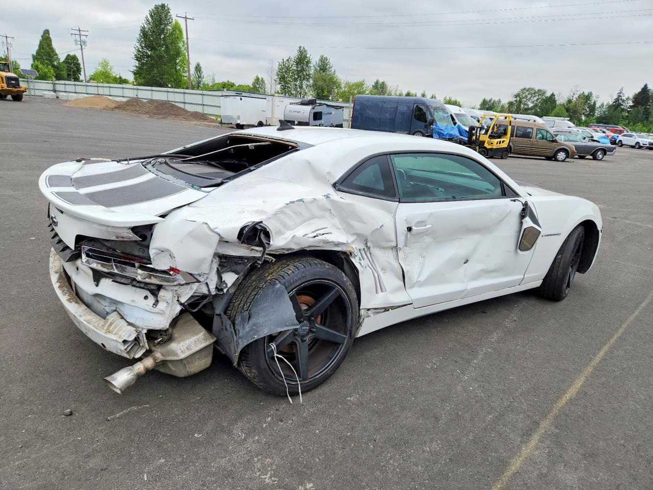 2015 Chevrolet Camaro Lt White vin: 2G1FC1E35F9158576