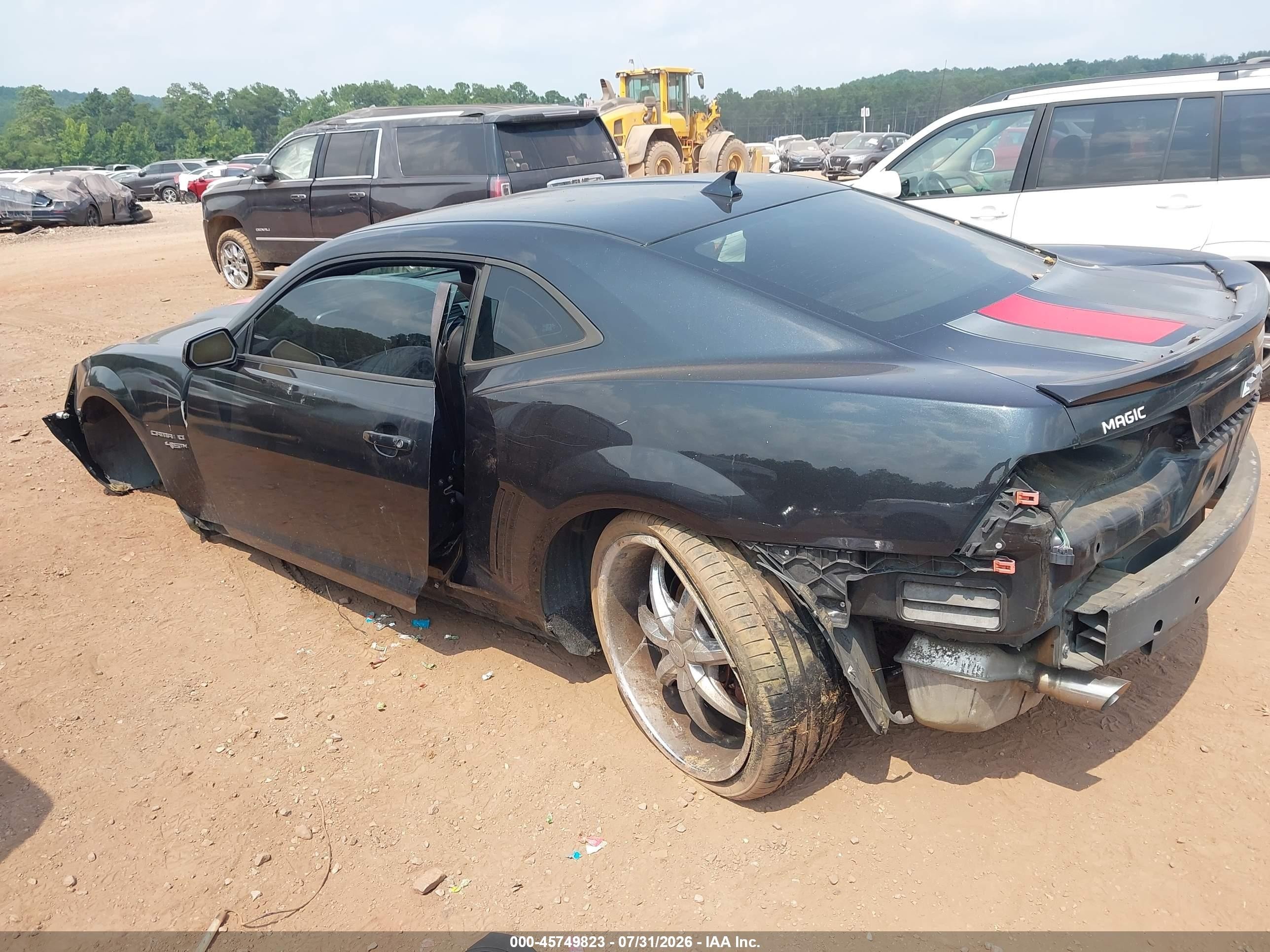 2012 Chevrolet Camaro 2lt Black vin: 2G1FC1E36C9120589
