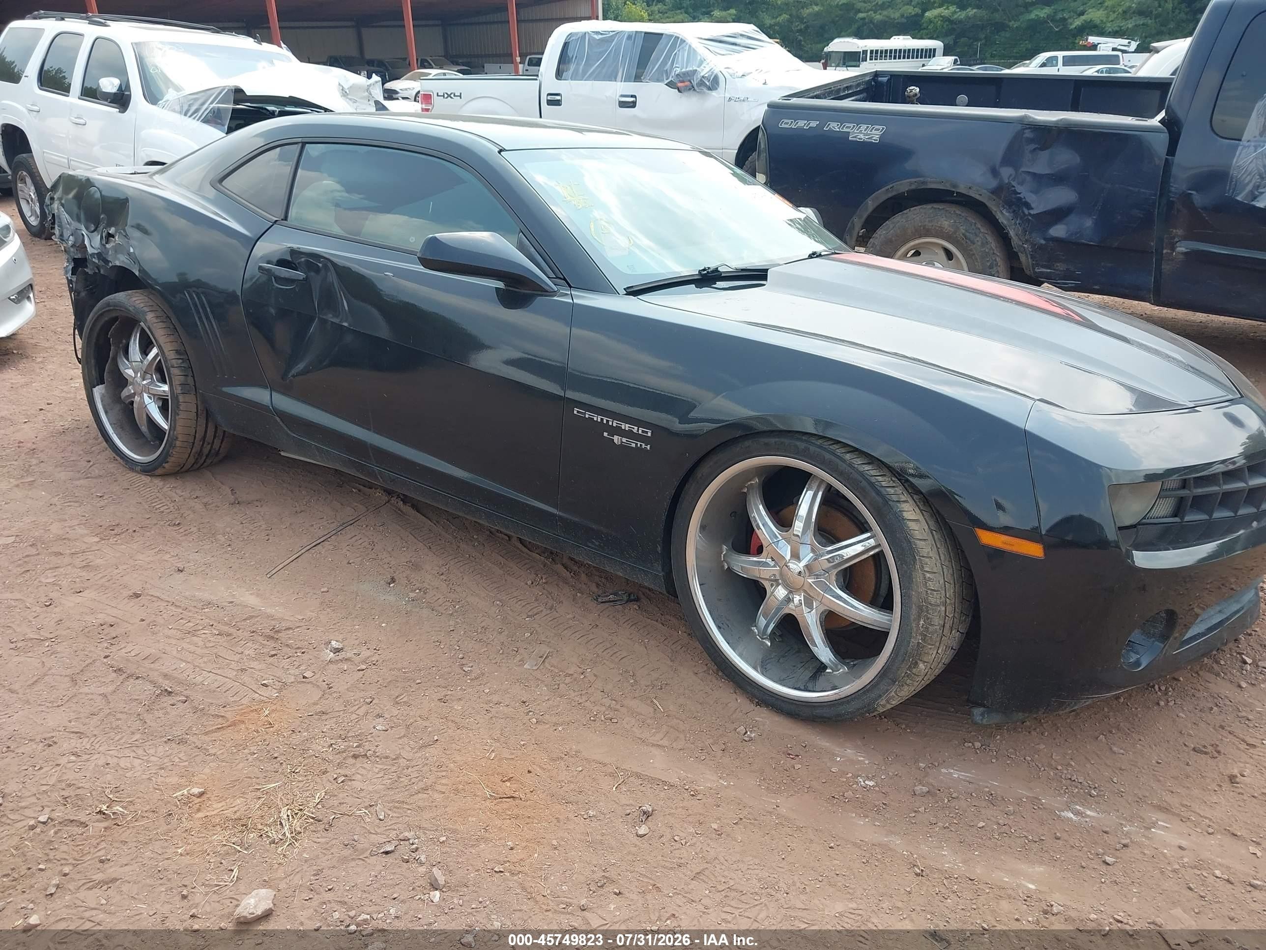 2012 Chevrolet Camaro 2lt Black vin: 2G1FC1E36C9120589