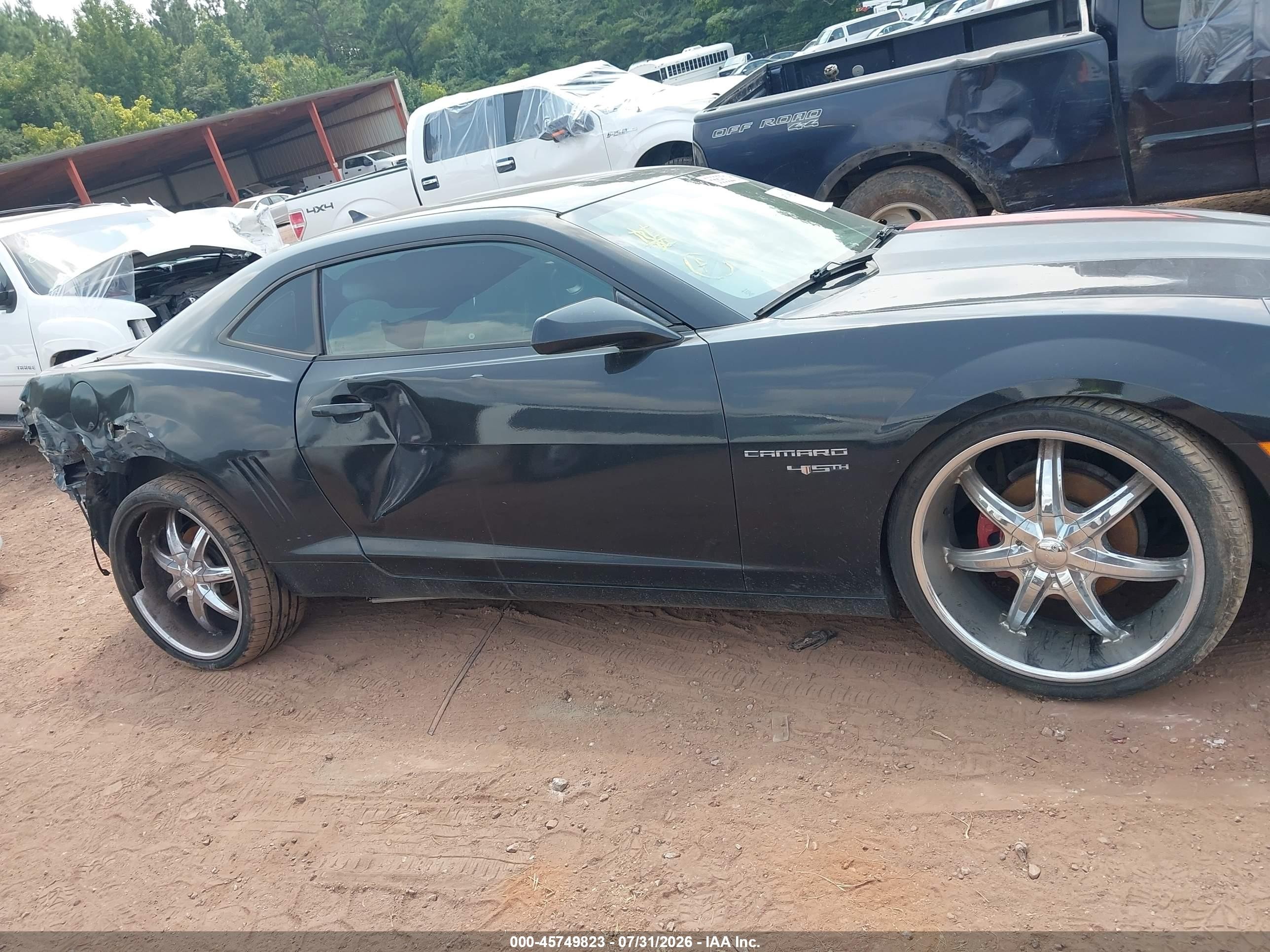 2012 Chevrolet Camaro 2lt Black vin: 2G1FC1E36C9120589