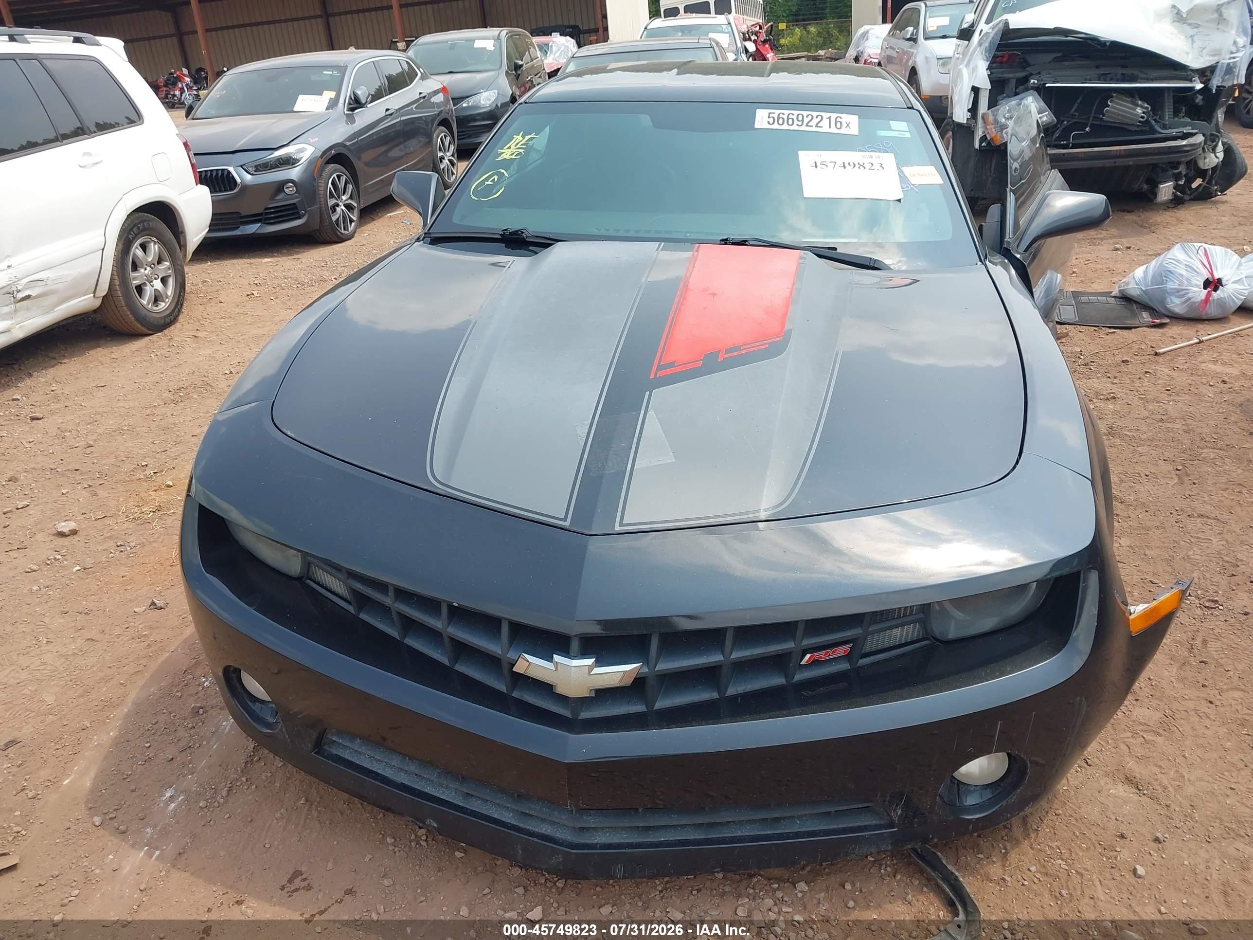 2012 Chevrolet Camaro 2lt Black vin: 2G1FC1E36C9120589