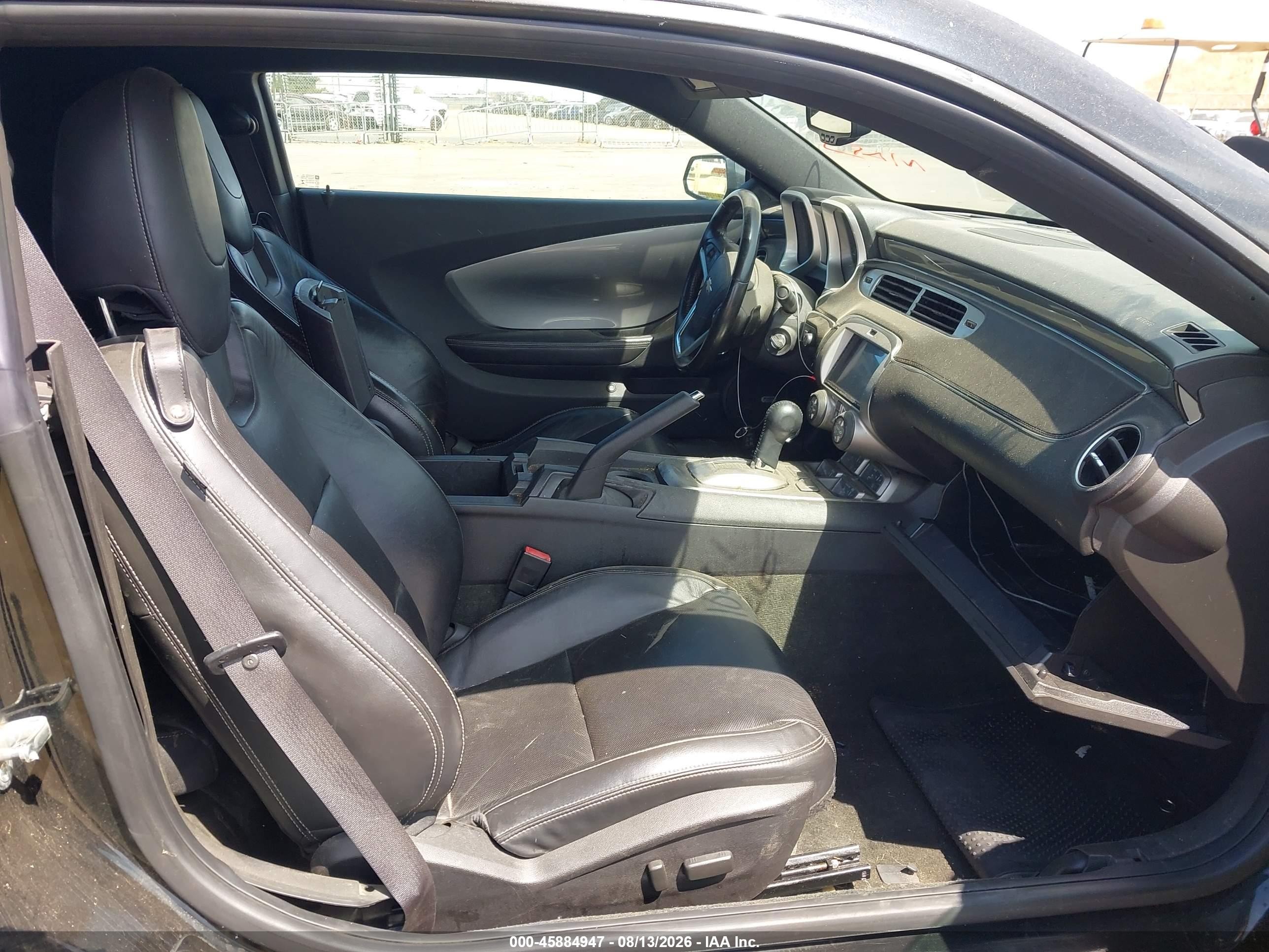2012 Chevrolet Camaro 2lt Черный vin: 2G1FC1E36C9122469