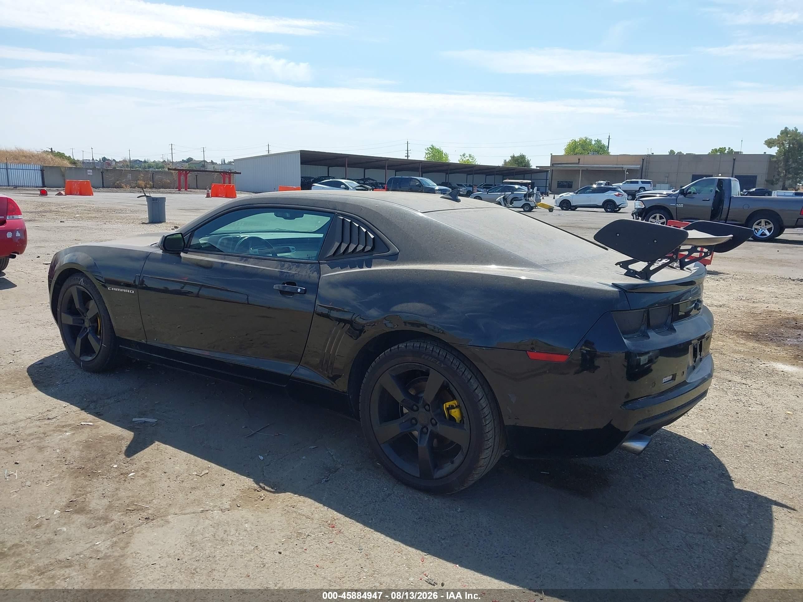 2012 Chevrolet Camaro 2lt Черный vin: 2G1FC1E36C9122469