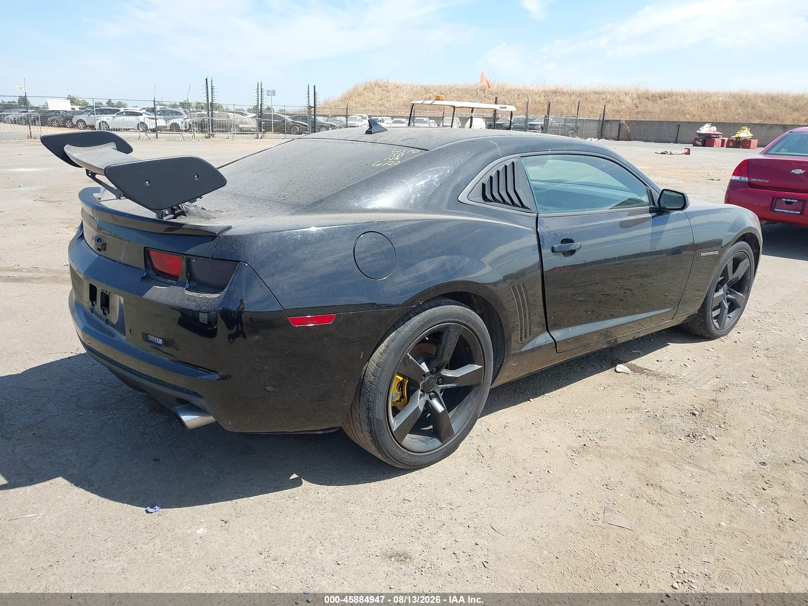 2012 Chevrolet Camaro 2lt Черный vin: 2G1FC1E36C9122469
