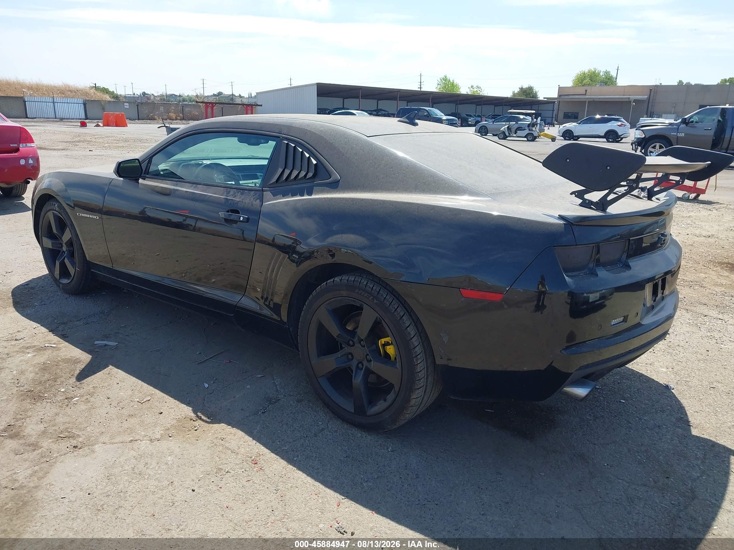 2012 Chevrolet Camaro 2lt Черный vin: 2G1FC1E36C9122469
