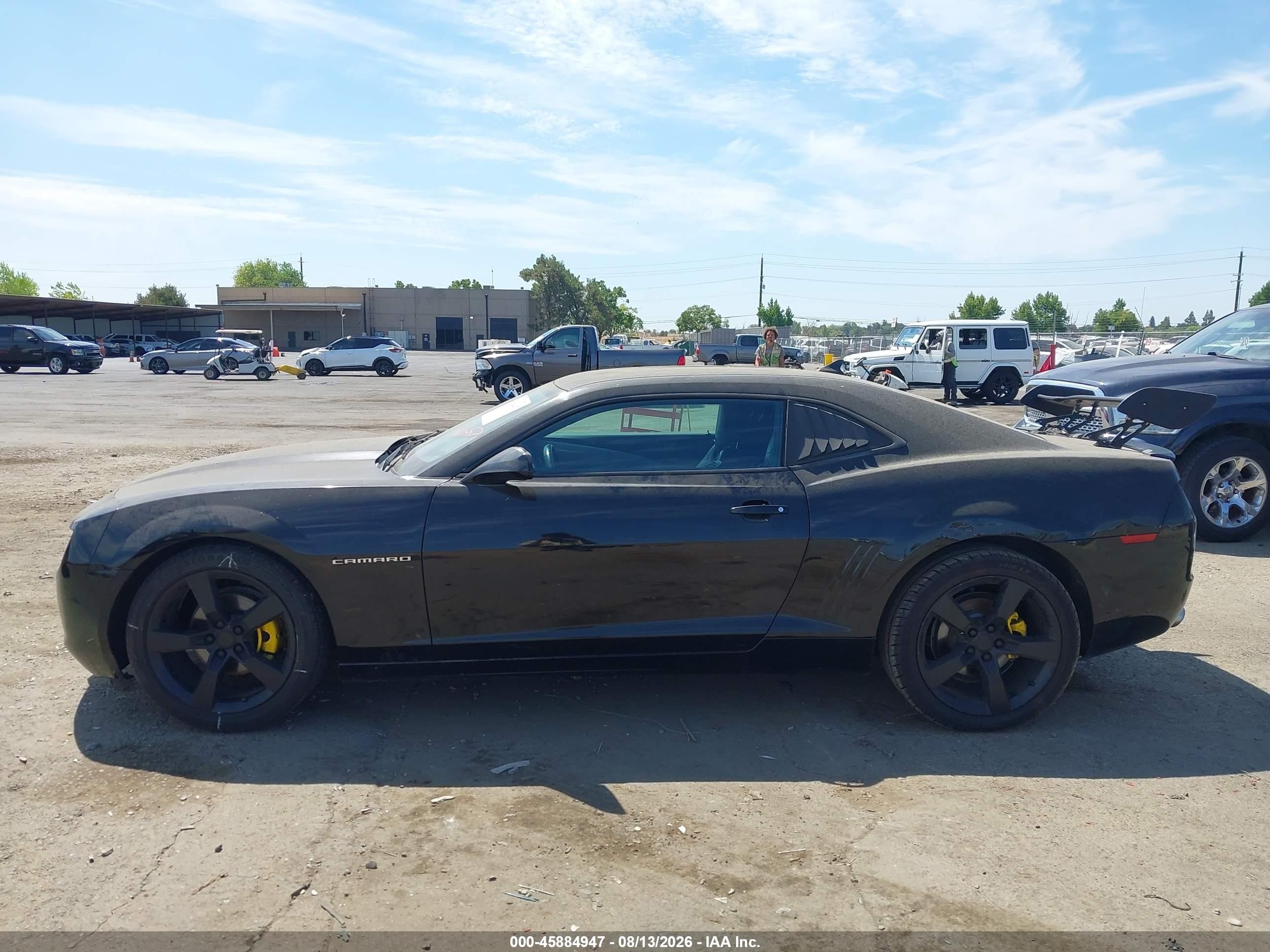 2012 Chevrolet Camaro 2lt Черный vin: 2G1FC1E36C9122469