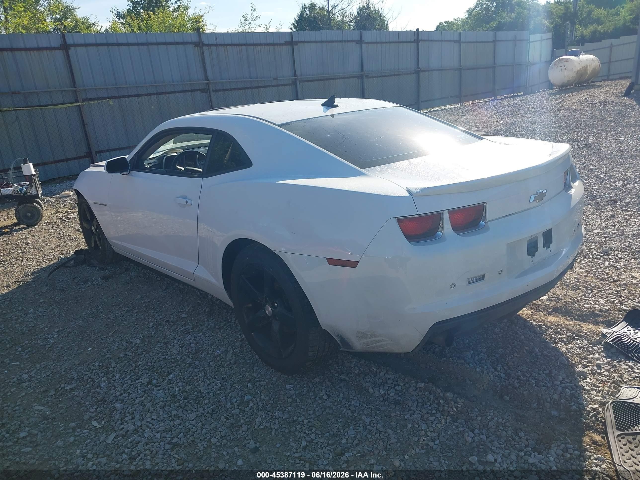 2012 Chevrolet Camaro 2lt White vin: 2G1FC1E36C9136565