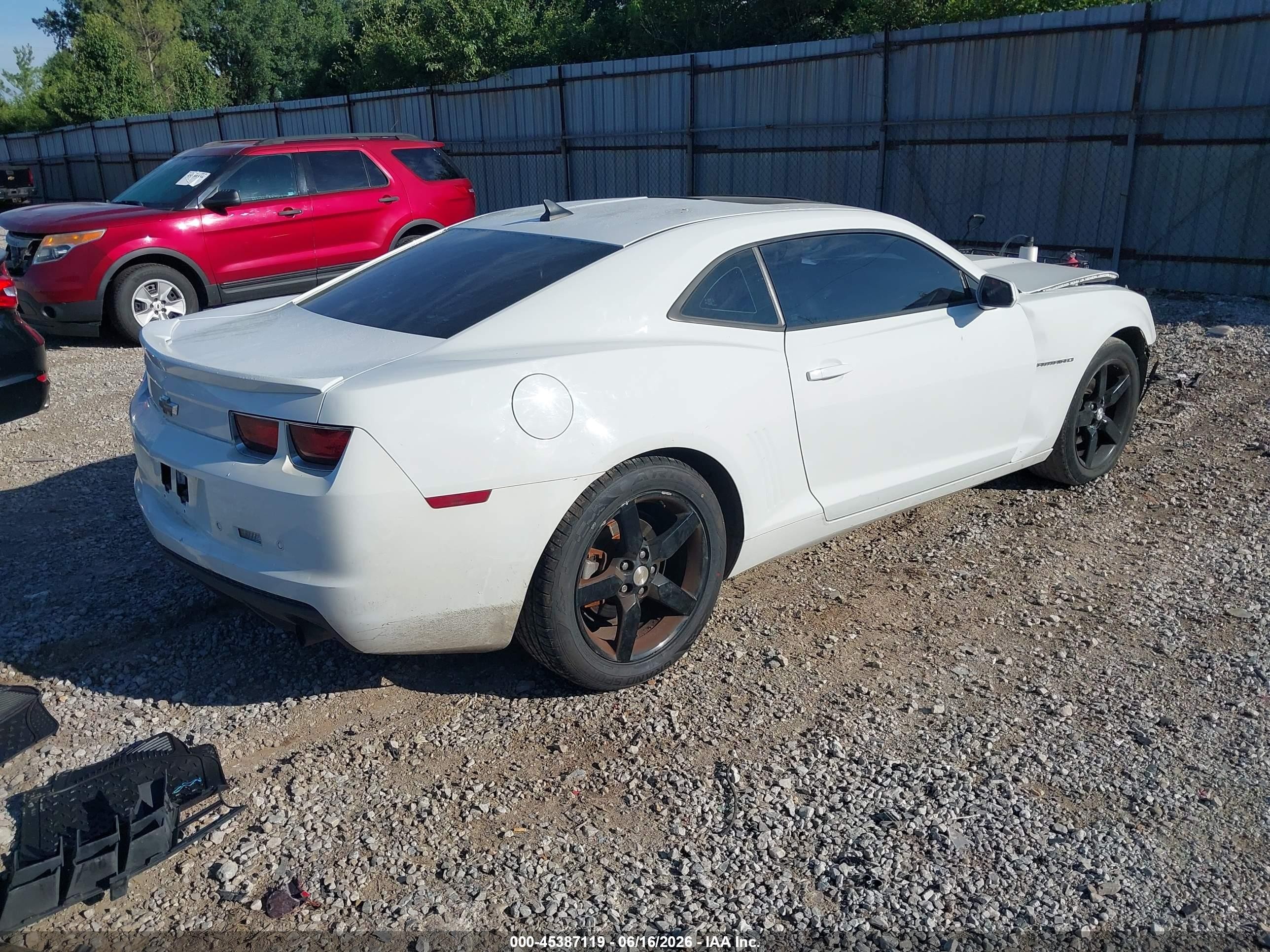 2012 Chevrolet Camaro 2lt White vin: 2G1FC1E36C9136565