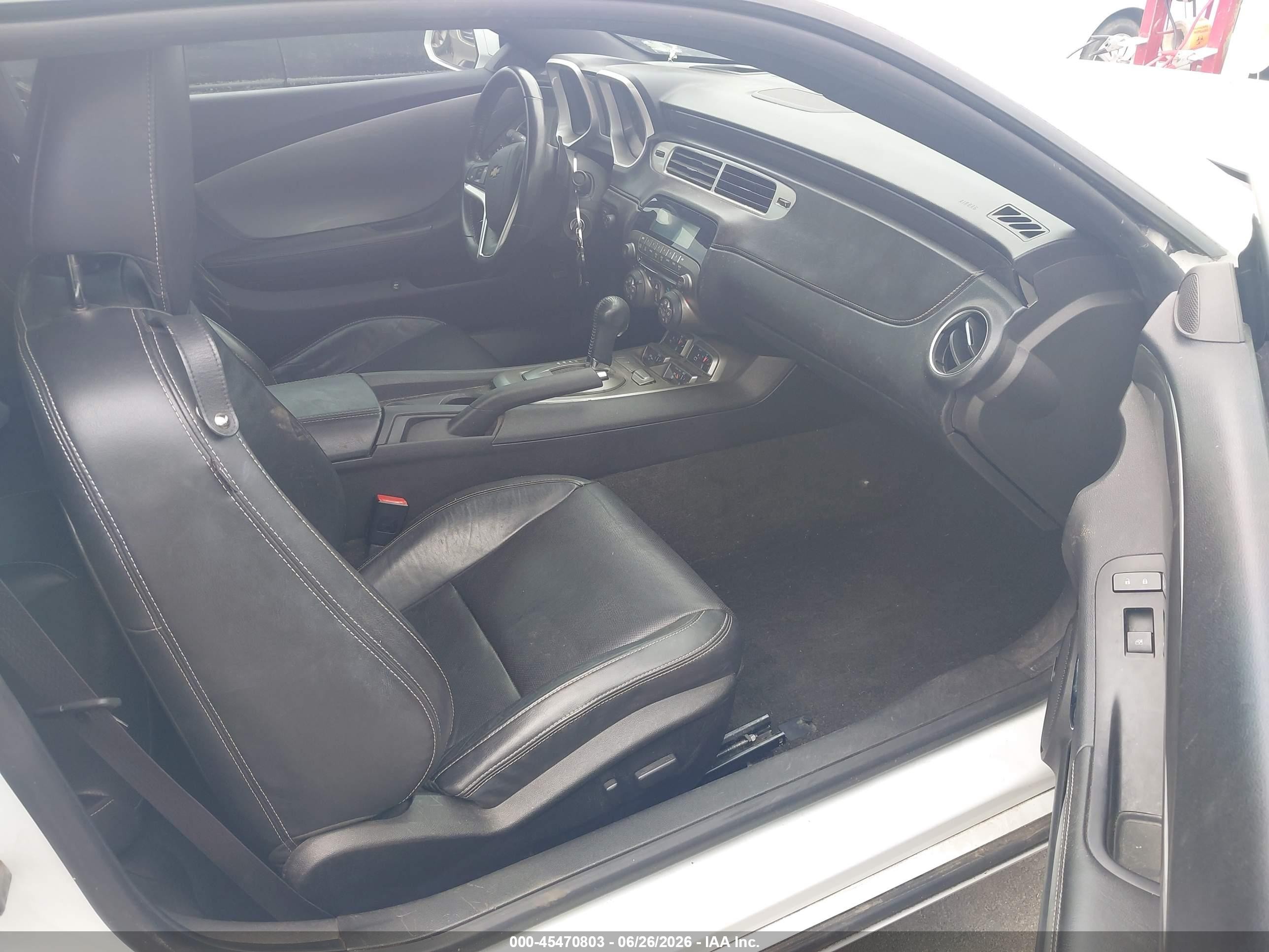 2012 Chevrolet Camaro 2lt White vin: 2G1FC1E36C9160591