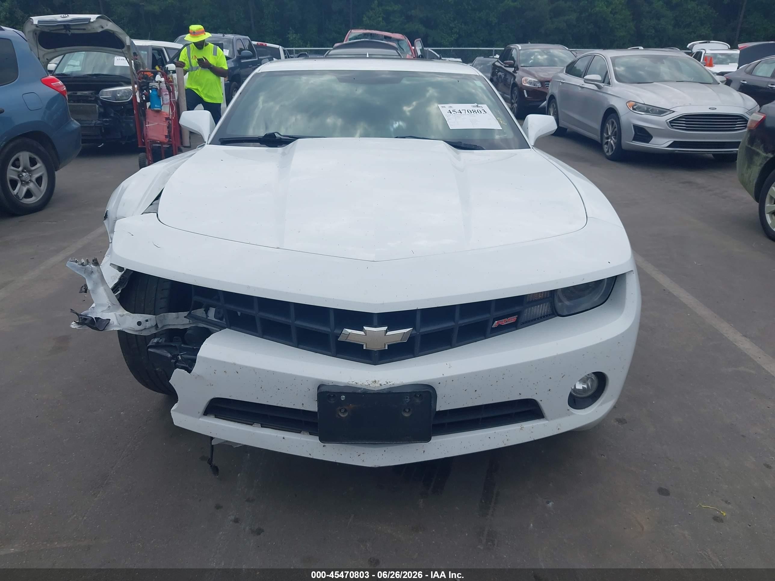 2012 Chevrolet Camaro 2lt White vin: 2G1FC1E36C9160591