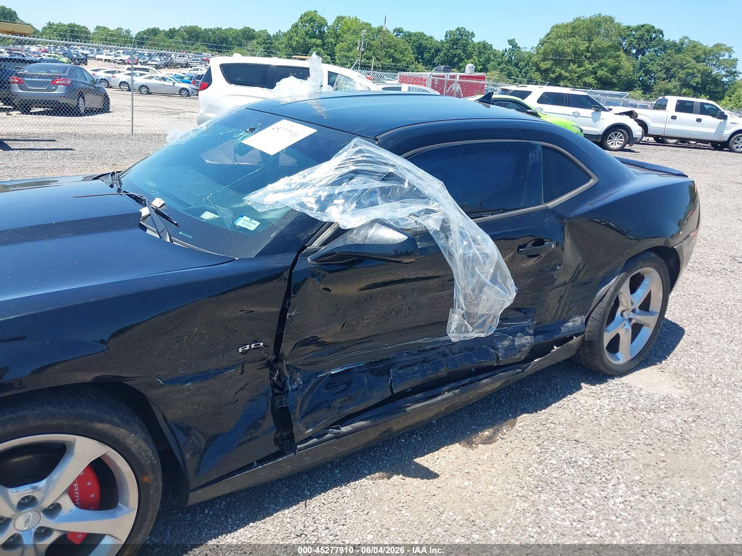 2013 Chevrolet Camaro 2lt Black vin: 2G1FC1E36D9130055