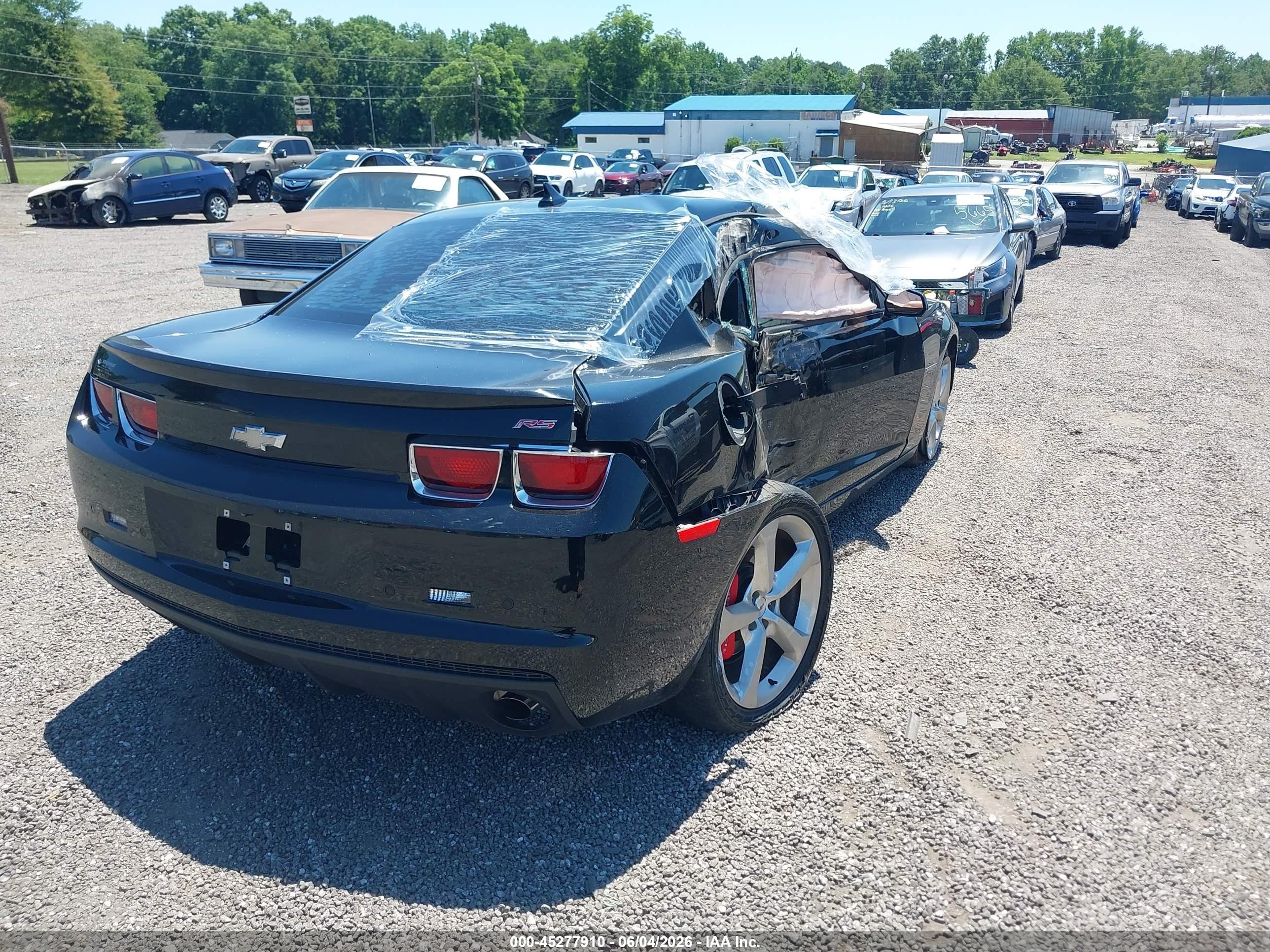2013 Chevrolet Camaro 2lt Black vin: 2G1FC1E36D9130055
