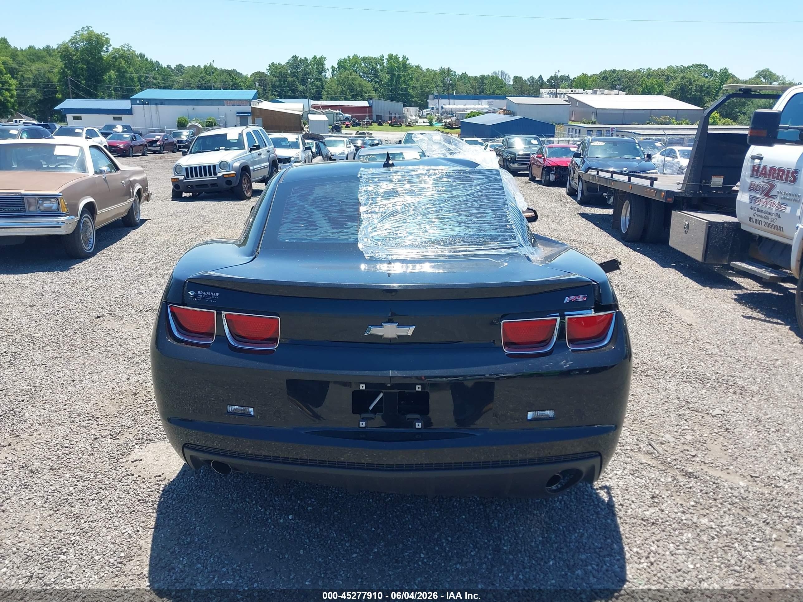 2013 Chevrolet Camaro 2lt Black vin: 2G1FC1E36D9130055