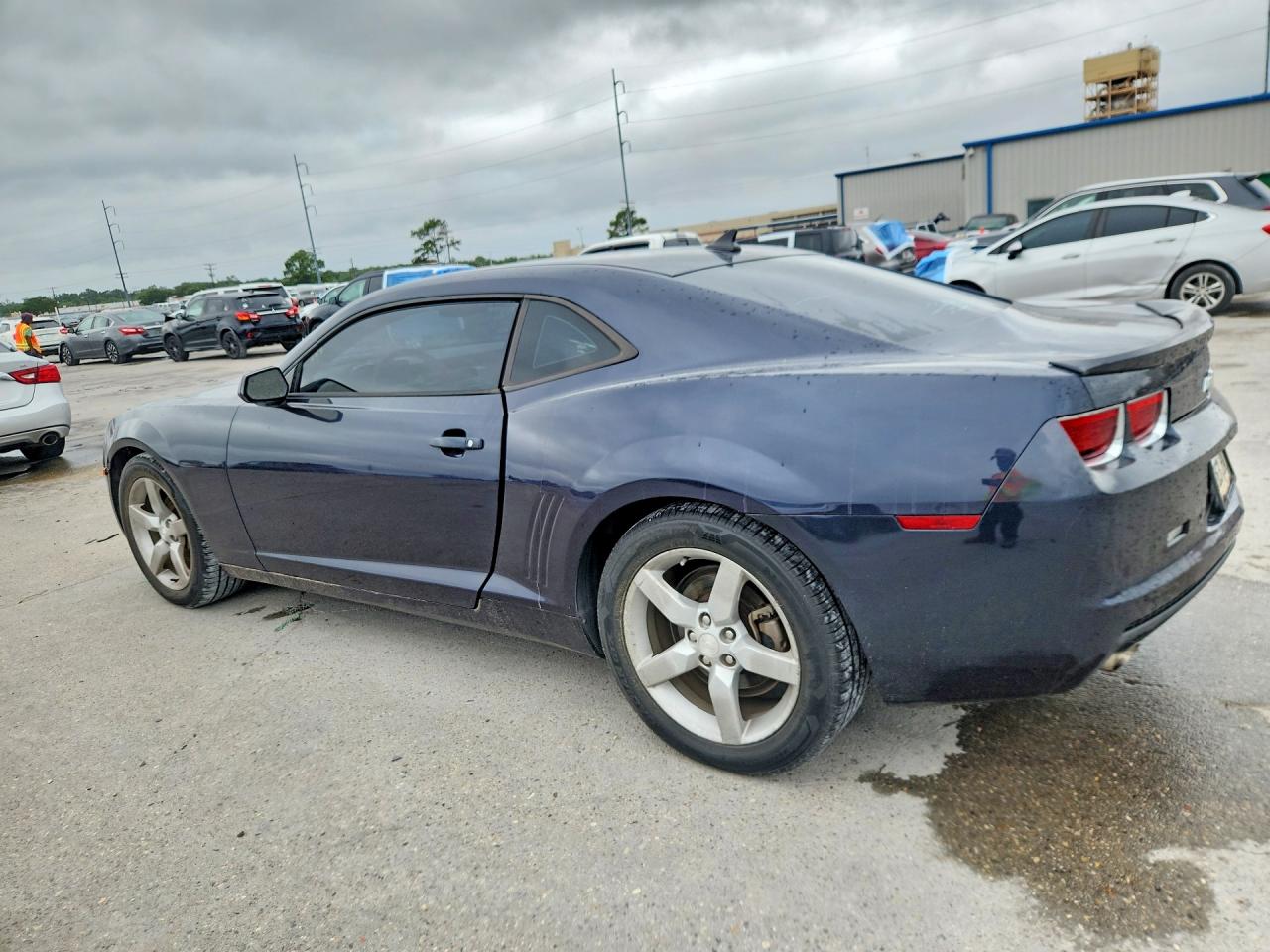 2013 Chevrolet Camaro Lt Blue vin: 2G1FC1E36D9139029