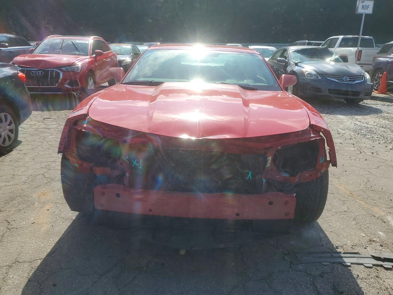 2013 Chevrolet Camaro Lt Red vin: 2G1FC1E36D9171611