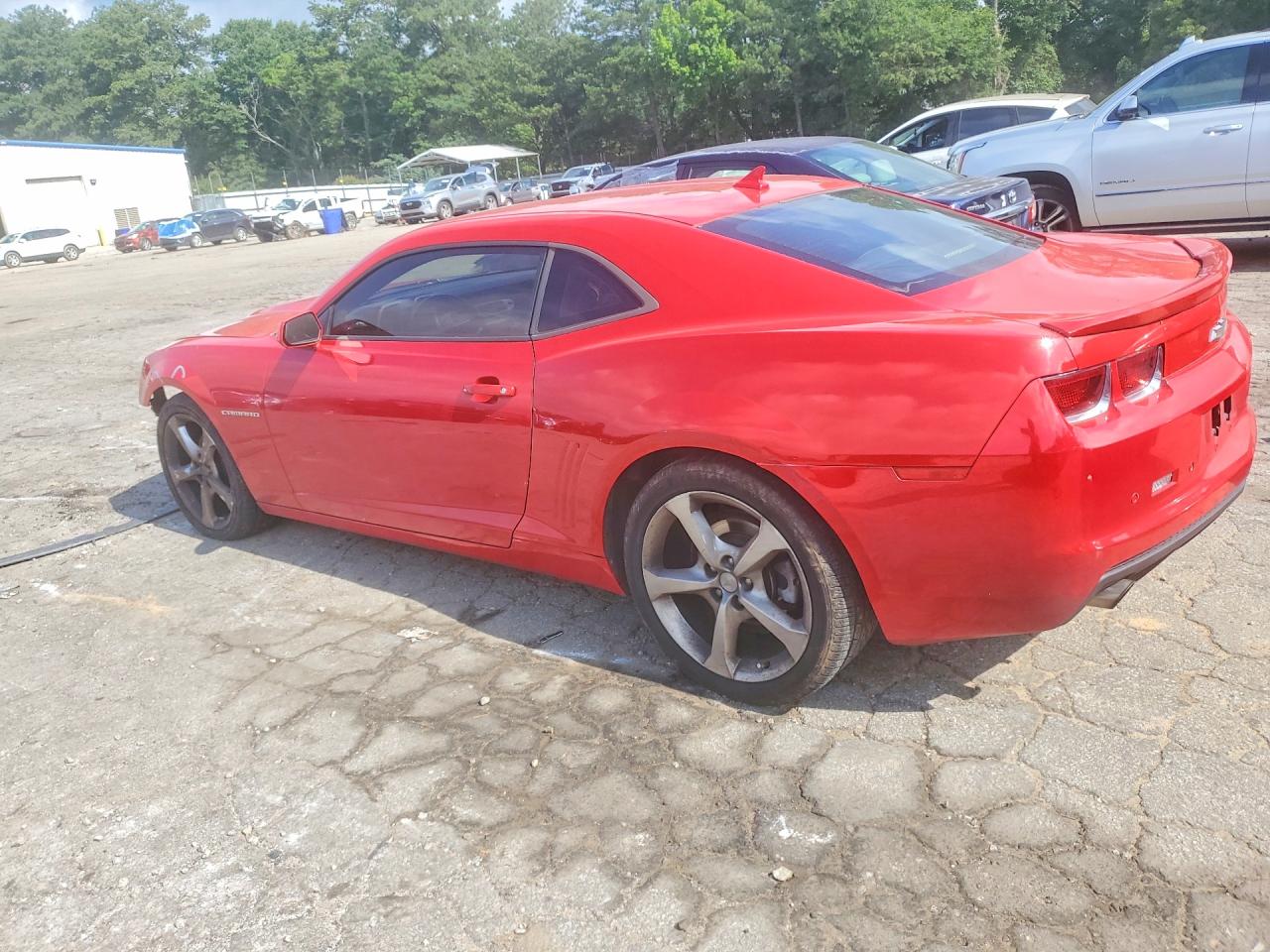 2013 Chevrolet Camaro Lt Red vin: 2G1FC1E36D9171611