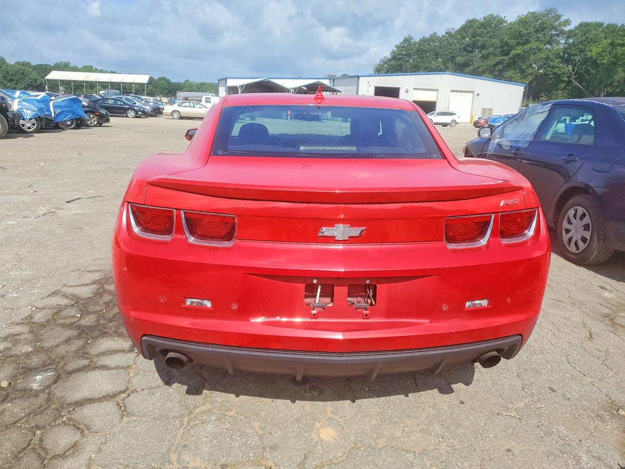 2013 Chevrolet Camaro Lt Red vin: 2G1FC1E36D9171611