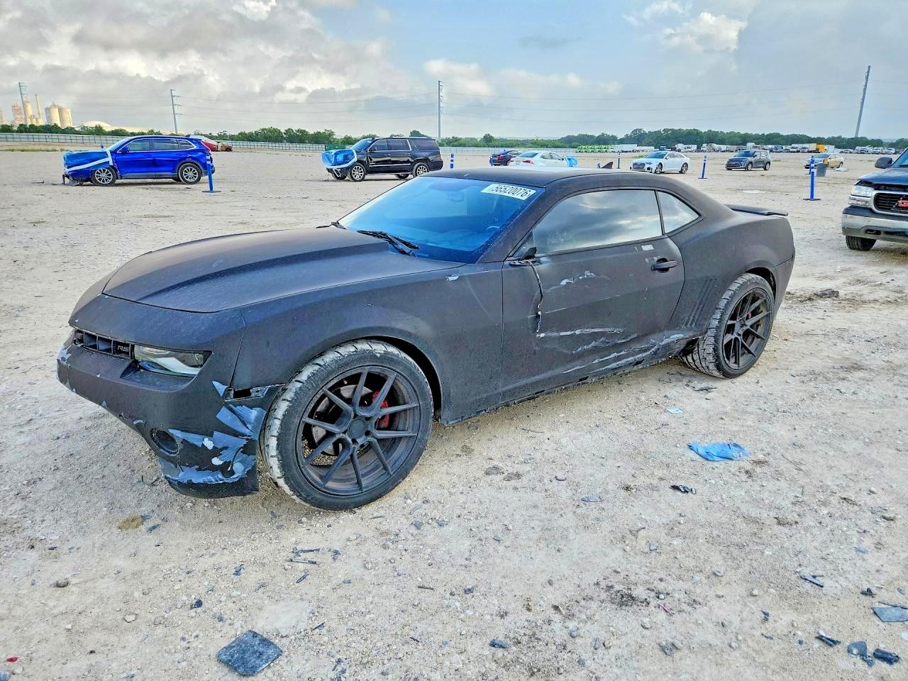2014 Chevrolet Camaro Lt Black vin: 2G1FC1E36E9290101