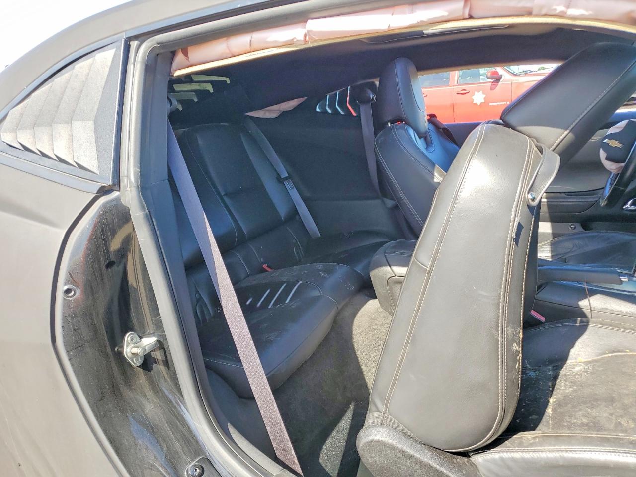 2014 Chevrolet Camaro Lt Black vin: 2G1FC1E36E9307477