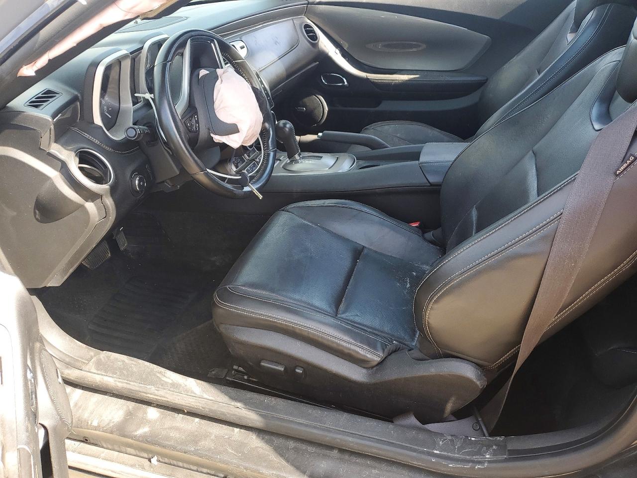 2014 Chevrolet Camaro Lt Black vin: 2G1FC1E36E9307477