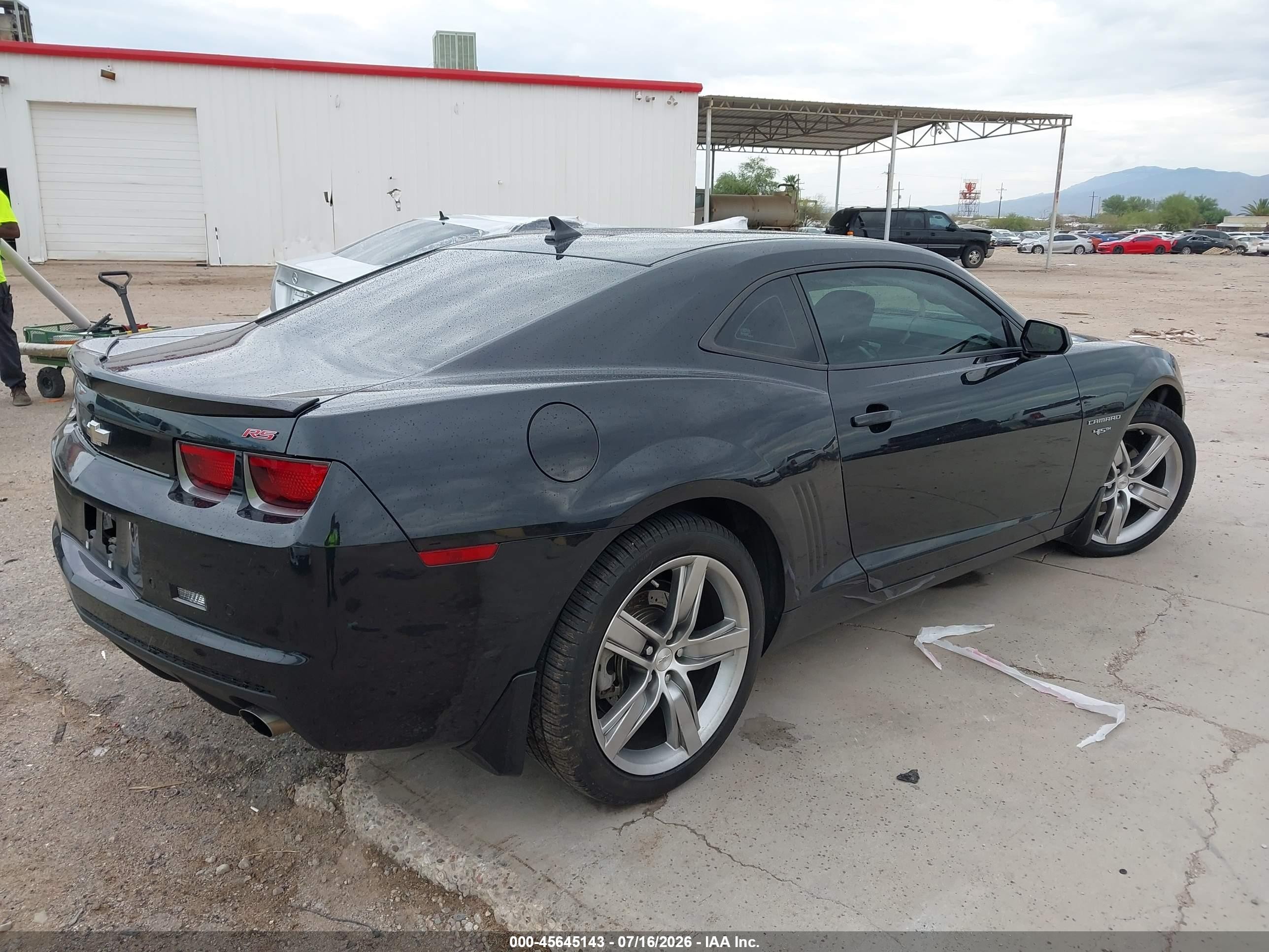 2012 Chevrolet Camaro 2lt Черный vin: 2G1FC1E37C9139541
