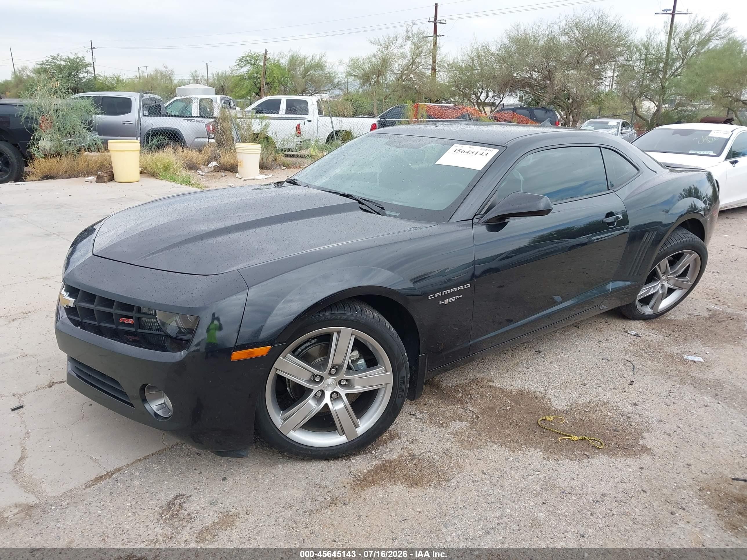 2012 Chevrolet Camaro 2lt Черный vin: 2G1FC1E37C9139541