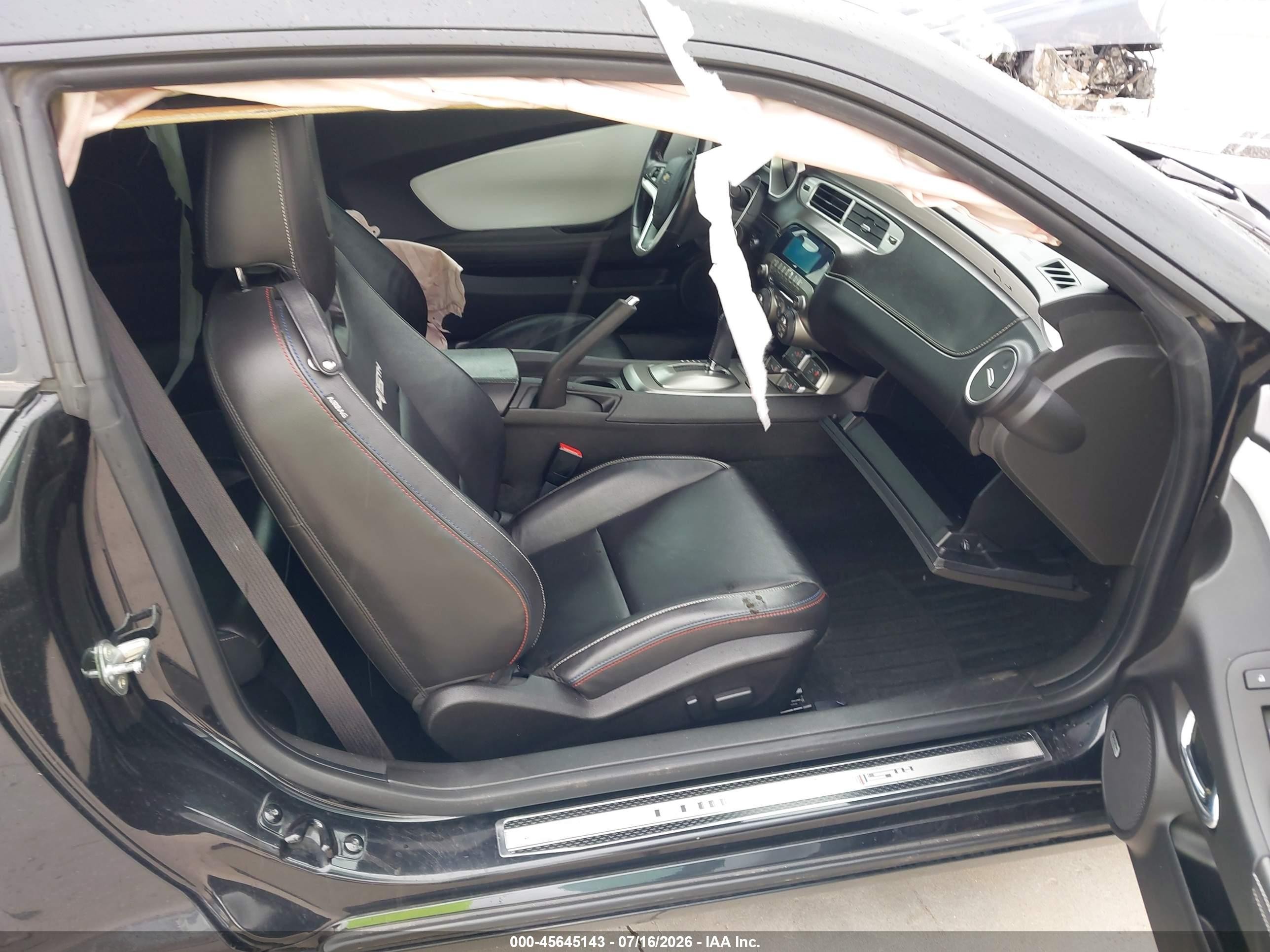 2012 Chevrolet Camaro 2lt Черный vin: 2G1FC1E37C9139541