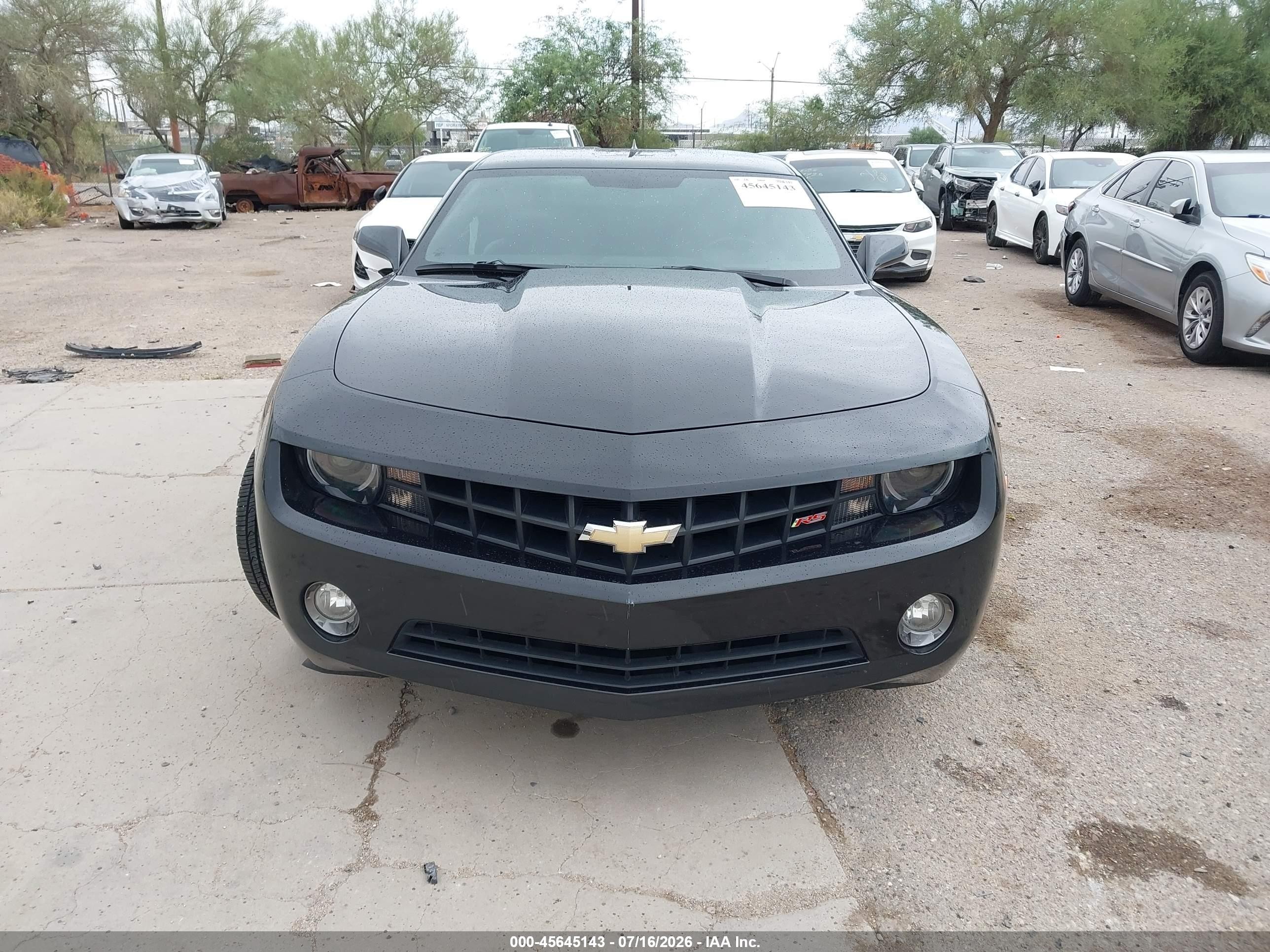 2012 Chevrolet Camaro 2lt Черный vin: 2G1FC1E37C9139541