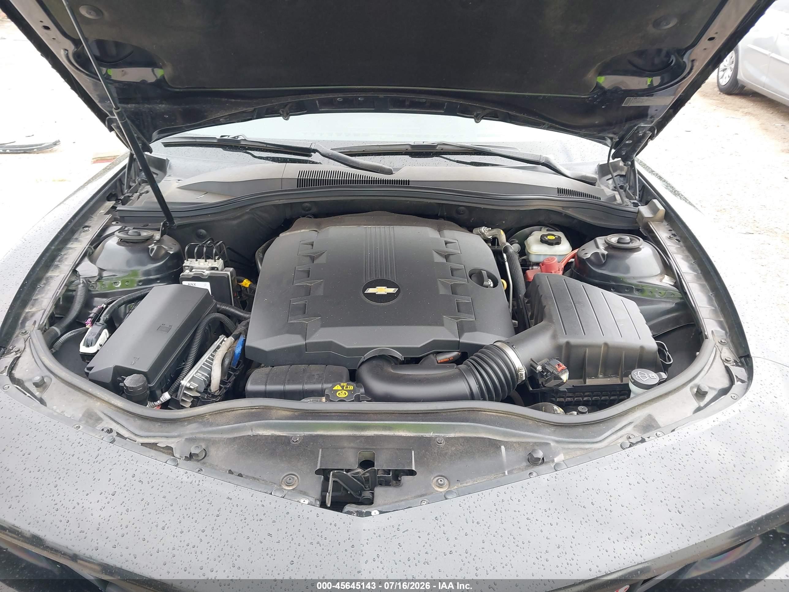 2012 Chevrolet Camaro 2lt Черный vin: 2G1FC1E37C9139541