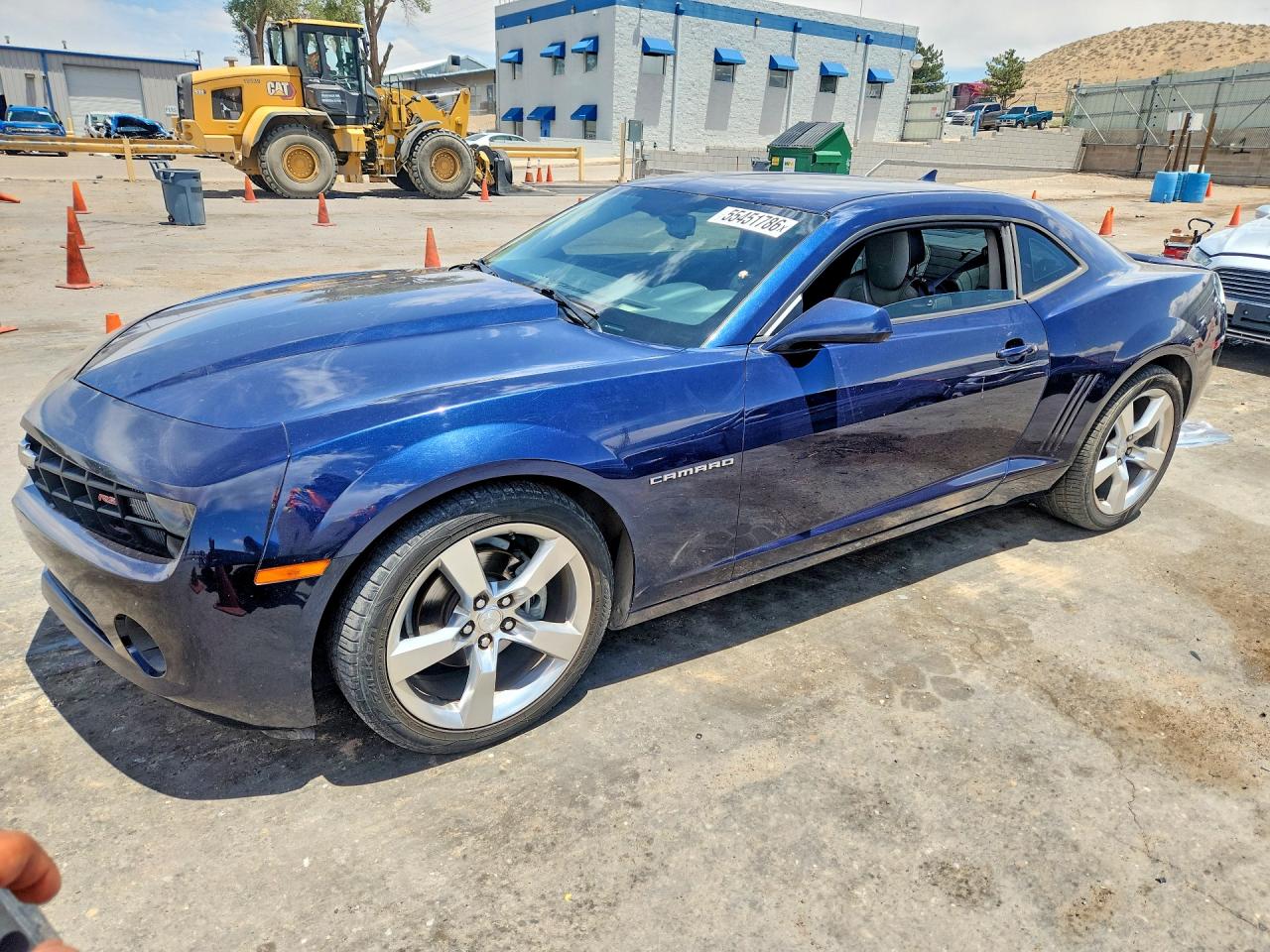 2012 Chevrolet Camaro Lt Blue vin: 2G1FC1E37C9146733