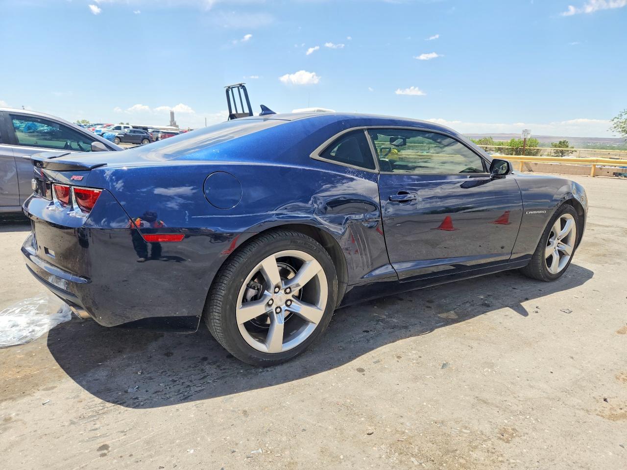 2012 Chevrolet Camaro Lt Blue vin: 2G1FC1E37C9146733