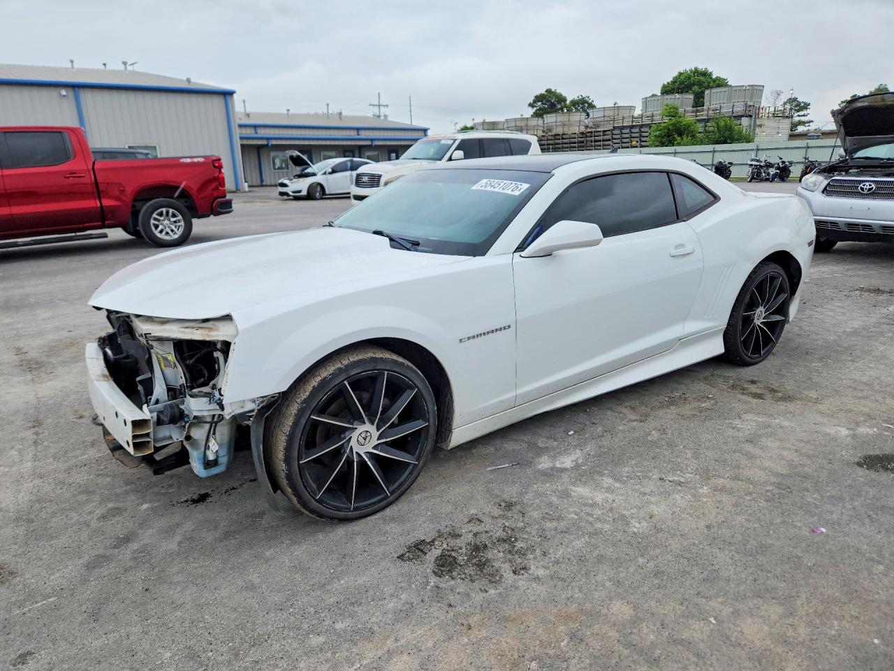 2013 Chevrolet Camaro Lt White vin: 2G1FC1E37D9224767