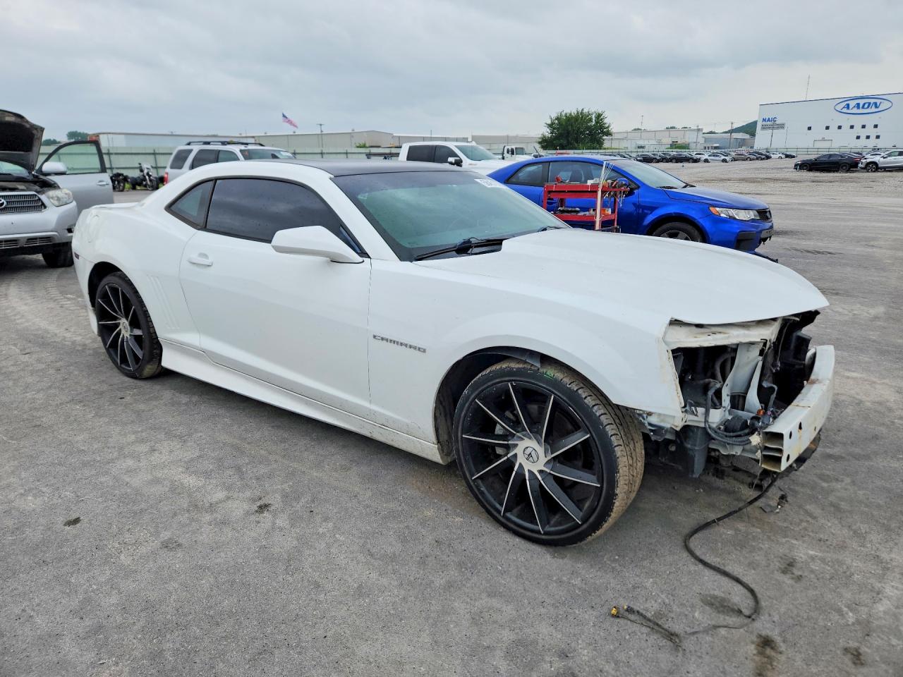 2013 Chevrolet Camaro Lt White vin: 2G1FC1E37D9224767