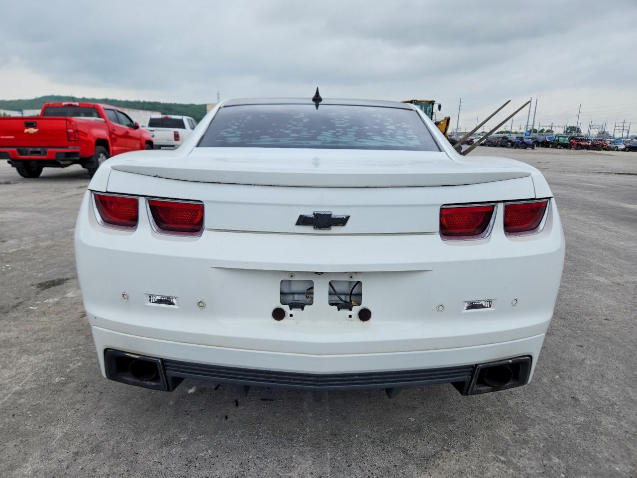 2013 Chevrolet Camaro Lt White vin: 2G1FC1E37D9224767