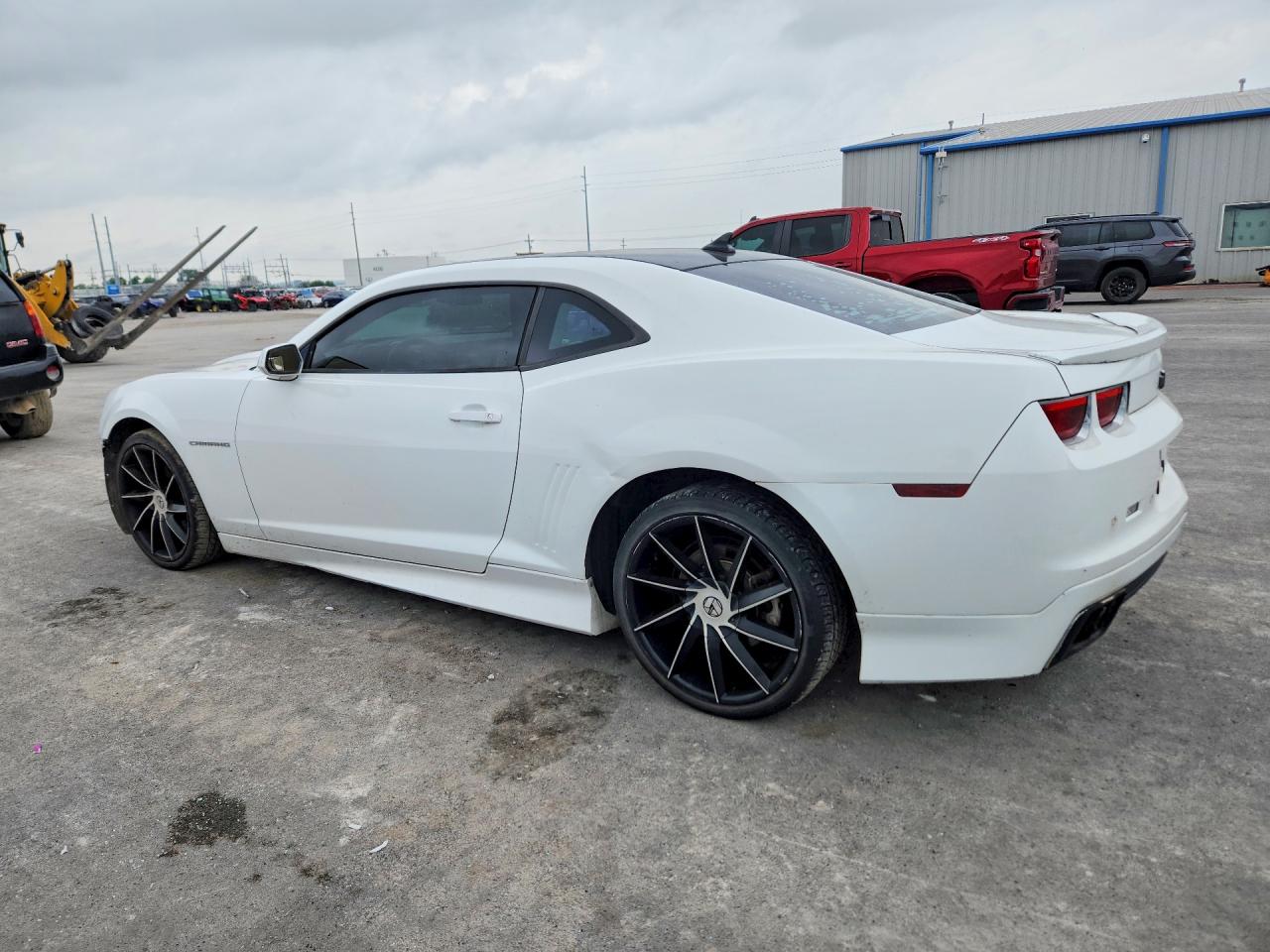 2013 Chevrolet Camaro Lt White vin: 2G1FC1E37D9224767