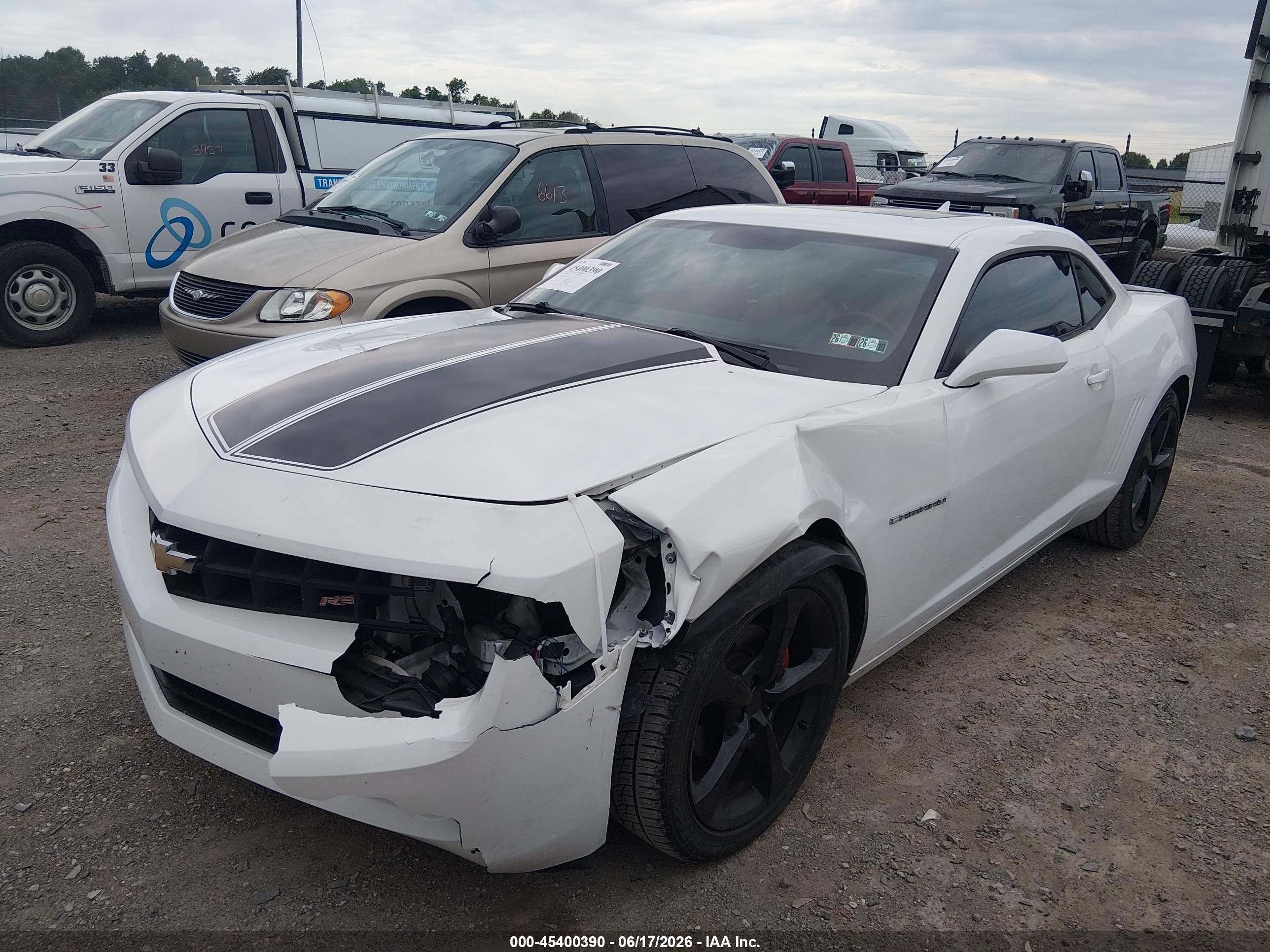 2013 Chevrolet Camaro 2lt White vin: 2G1FC1E37D9243318