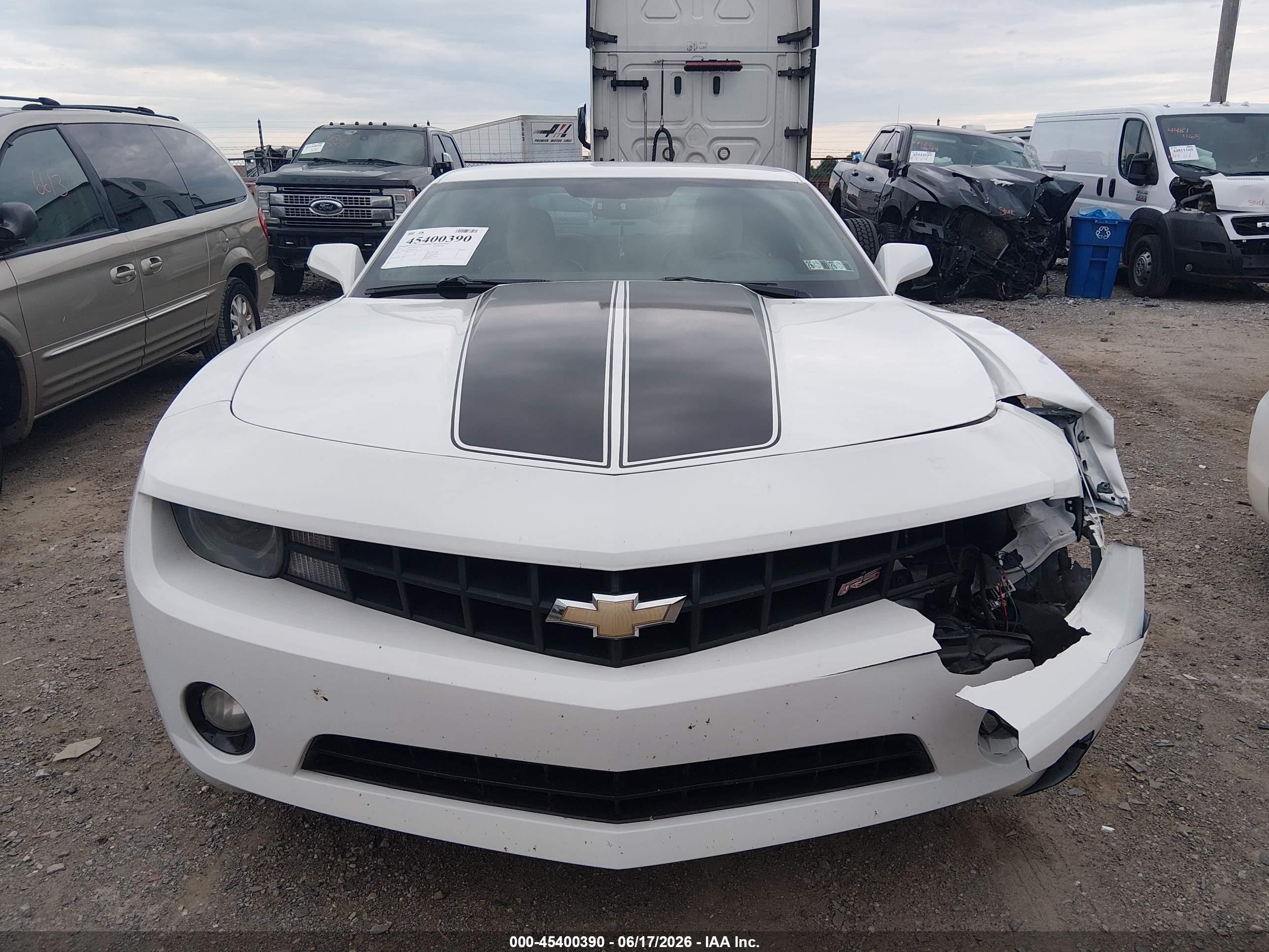 2013 Chevrolet Camaro 2lt White vin: 2G1FC1E37D9243318