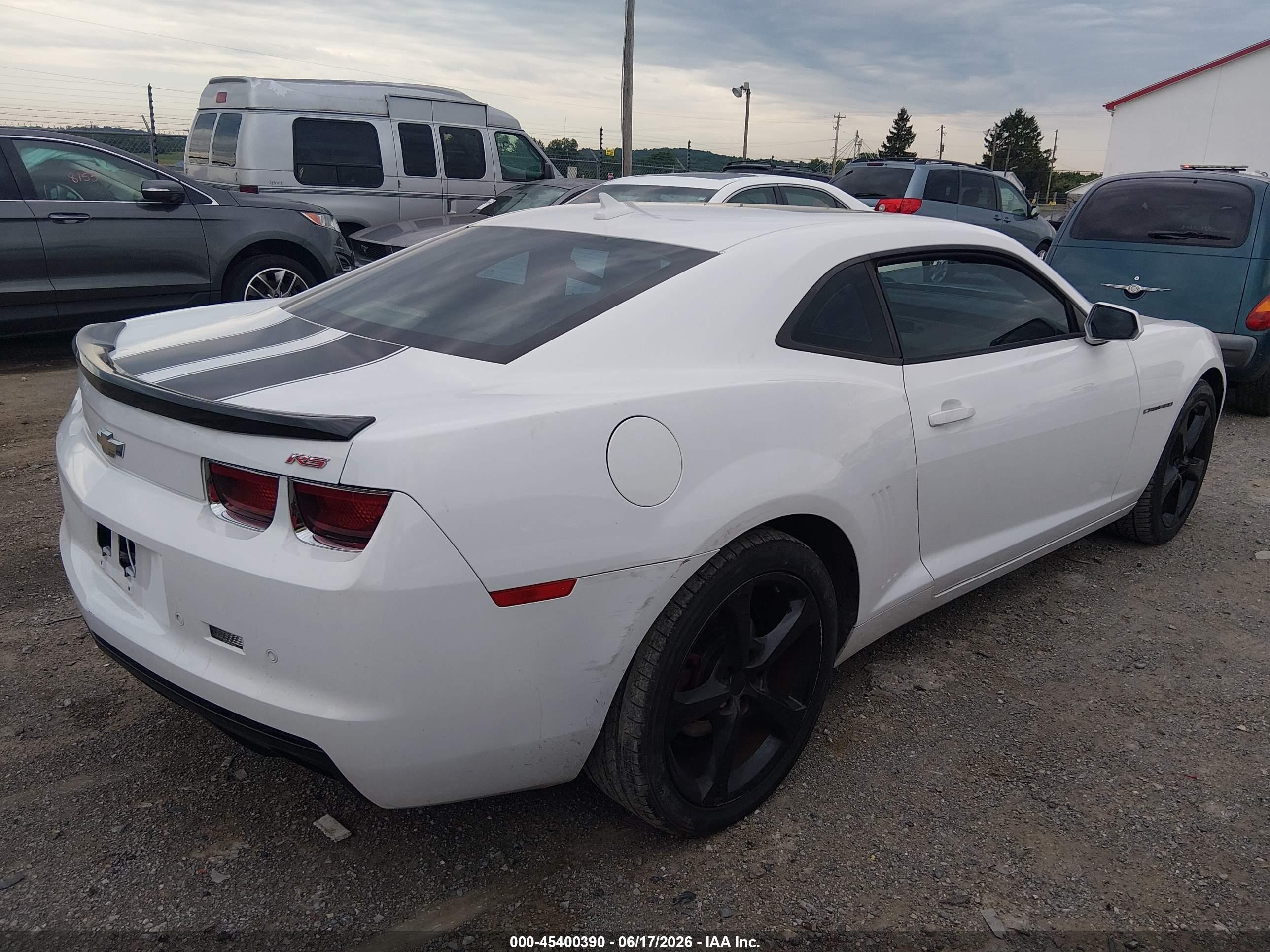 2013 Chevrolet Camaro 2lt White vin: 2G1FC1E37D9243318
