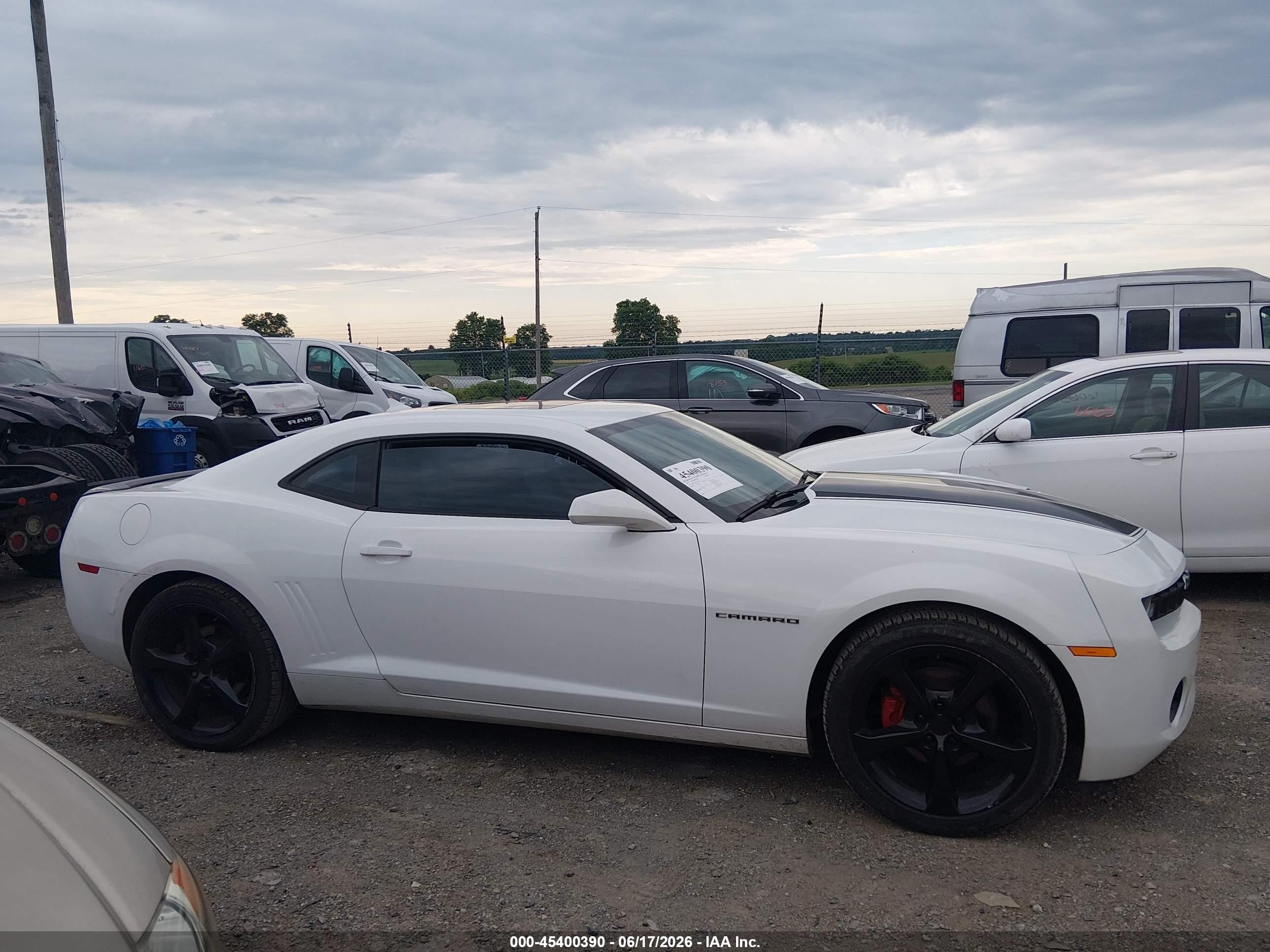 2013 Chevrolet Camaro 2lt White vin: 2G1FC1E37D9243318