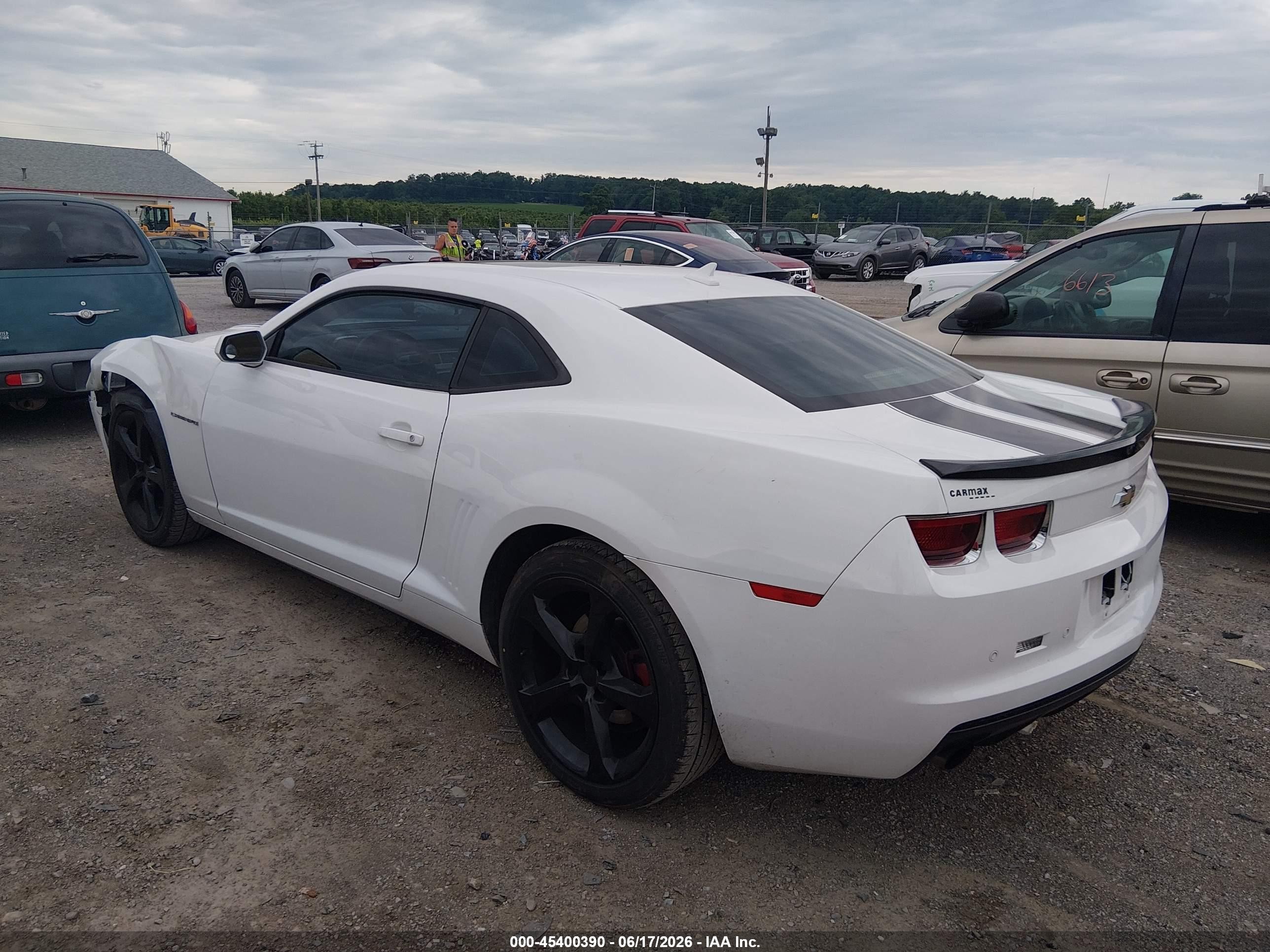 2013 Chevrolet Camaro 2lt White vin: 2G1FC1E37D9243318