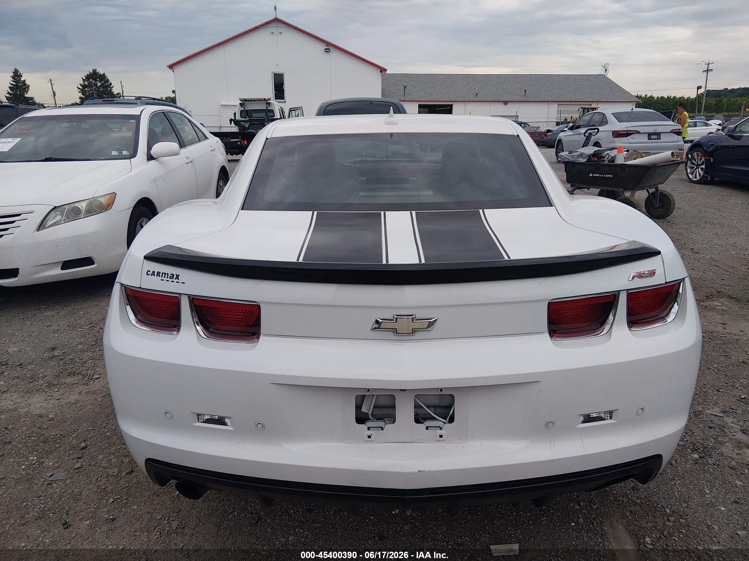 2013 Chevrolet Camaro 2lt White vin: 2G1FC1E37D9243318