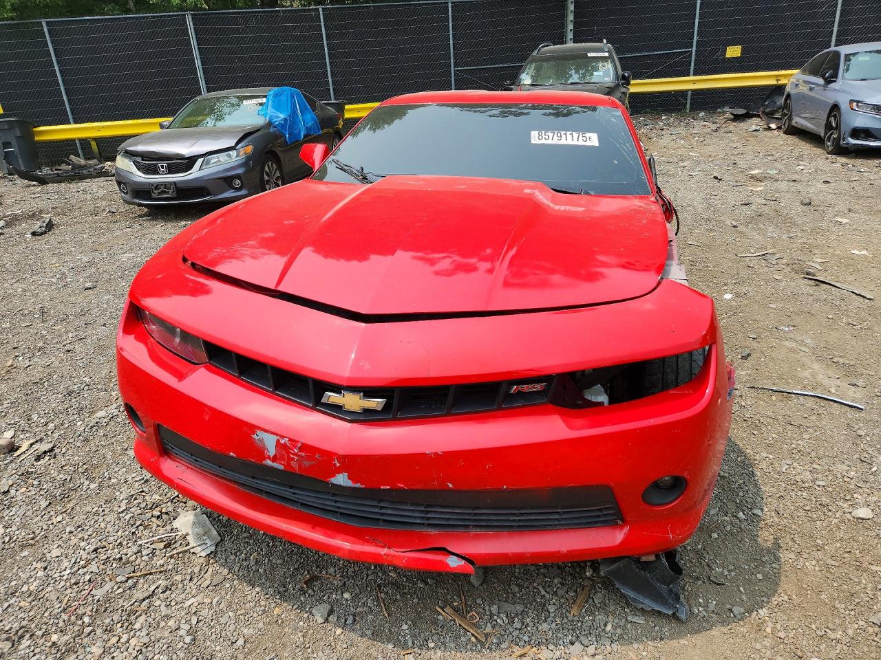 2014 Chevrolet Camaro Lt Red vin: 2G1FC1E37E9266468