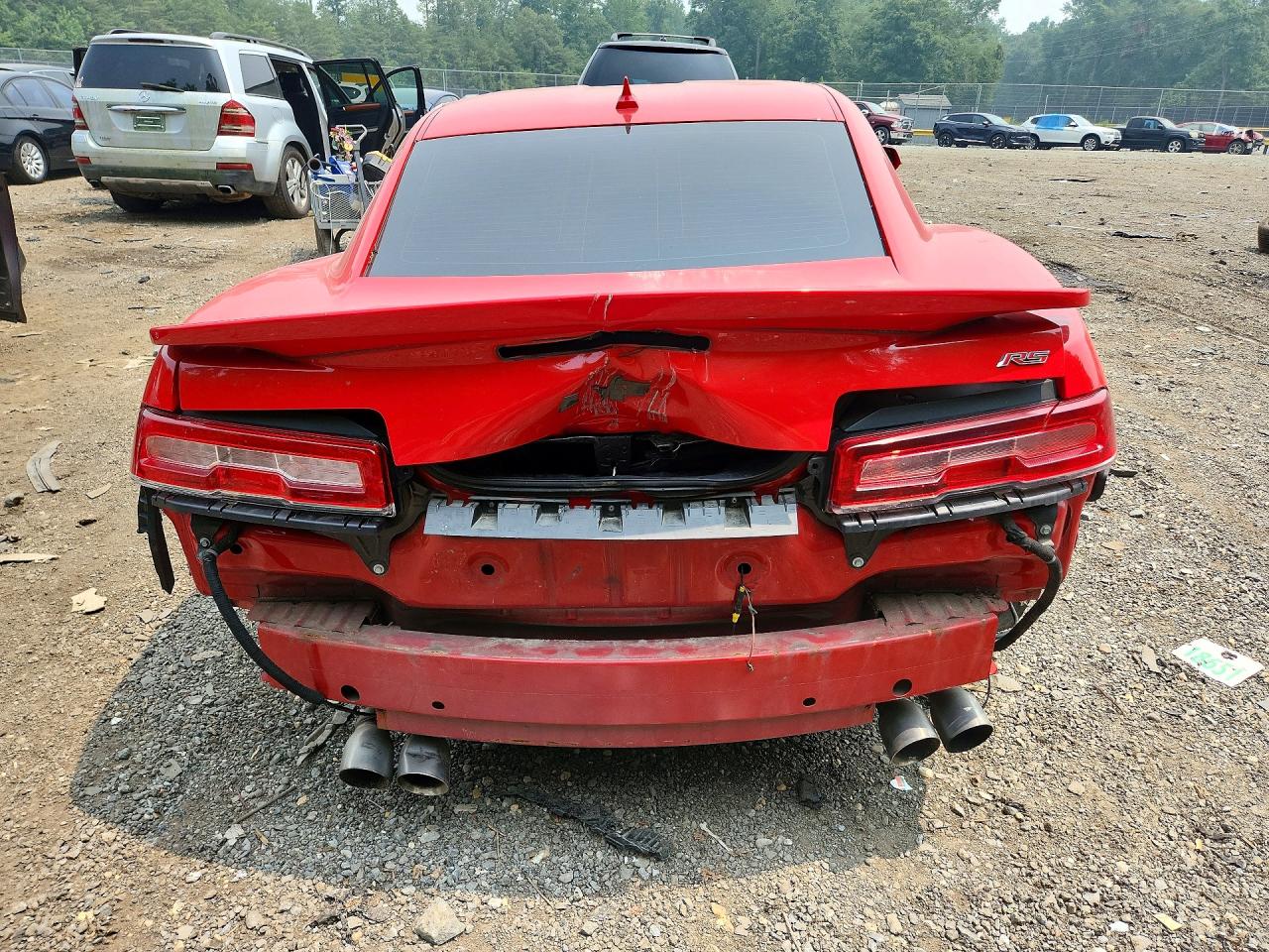 2014 Chevrolet Camaro Lt Red vin: 2G1FC1E37E9266468